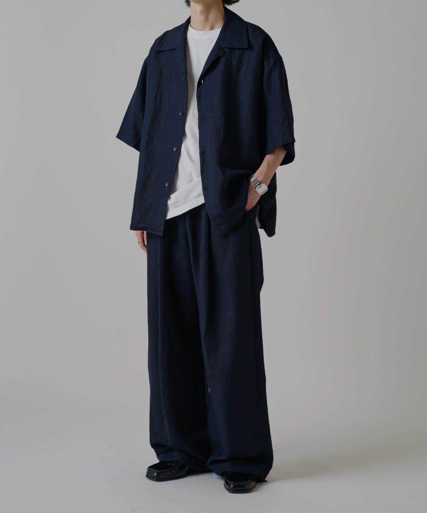 Lui's(ルイス) レーヨンリネンイージーパンツ