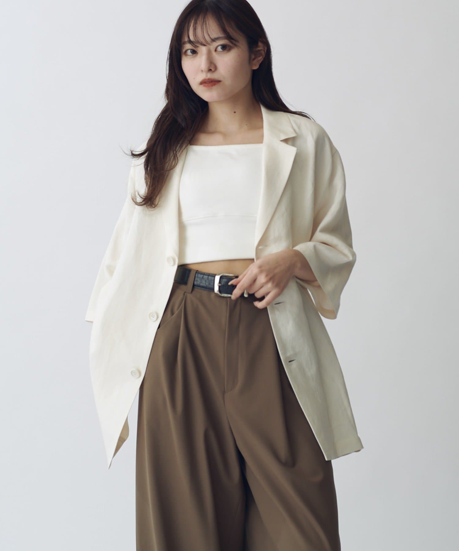 Lui's(ルイス) レーヨンリネン3Bショートスリーブシャツジャケット