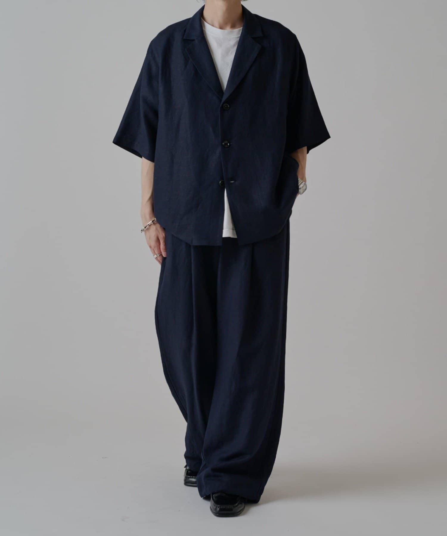 Lui's(ルイス) レーヨンリネン3Bショートスリーブシャツジャケット