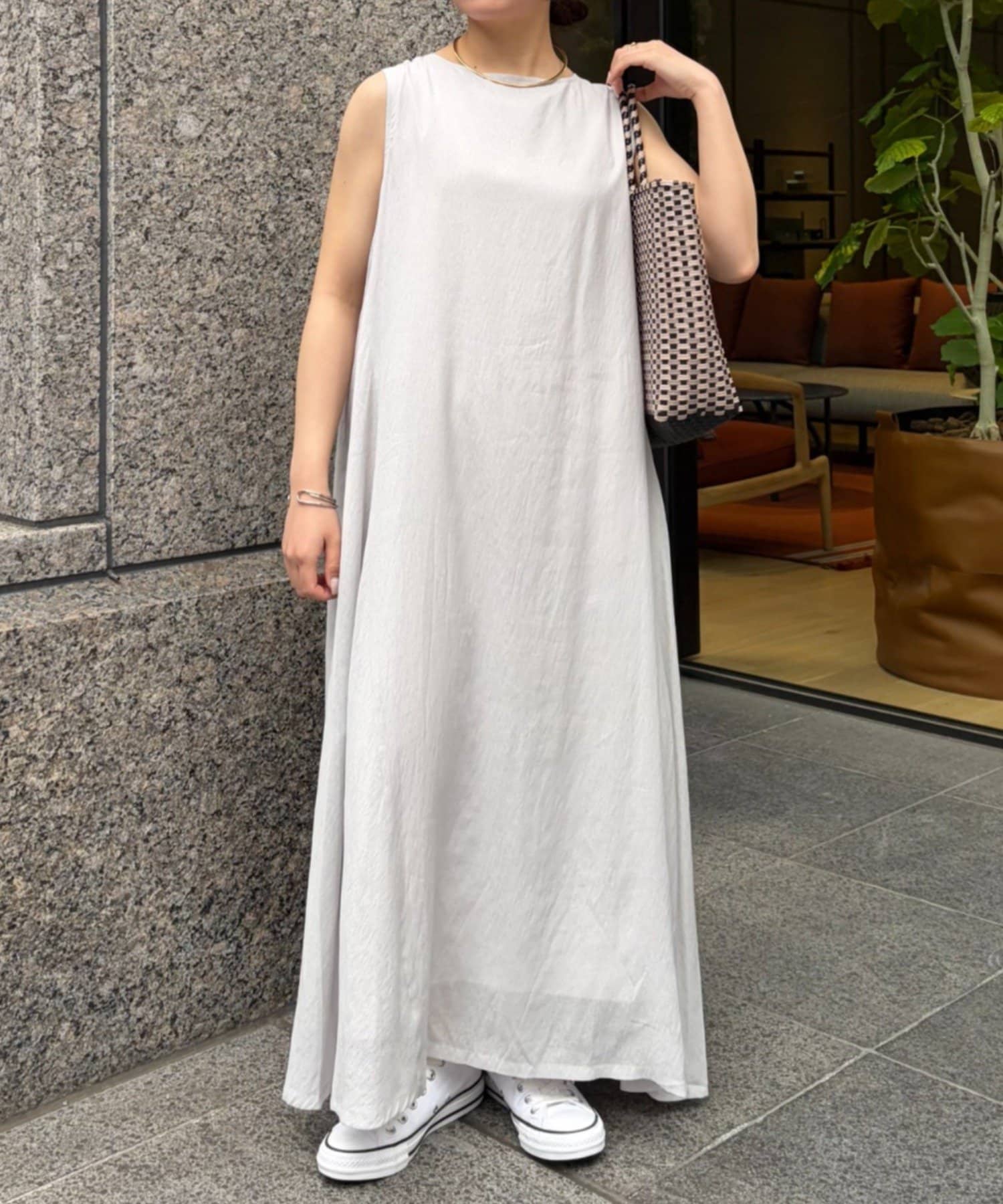 Jena　espace merveilleux(ジェナ　エスパスメルヴェイユ) 2WAYリボンシアーワンピース