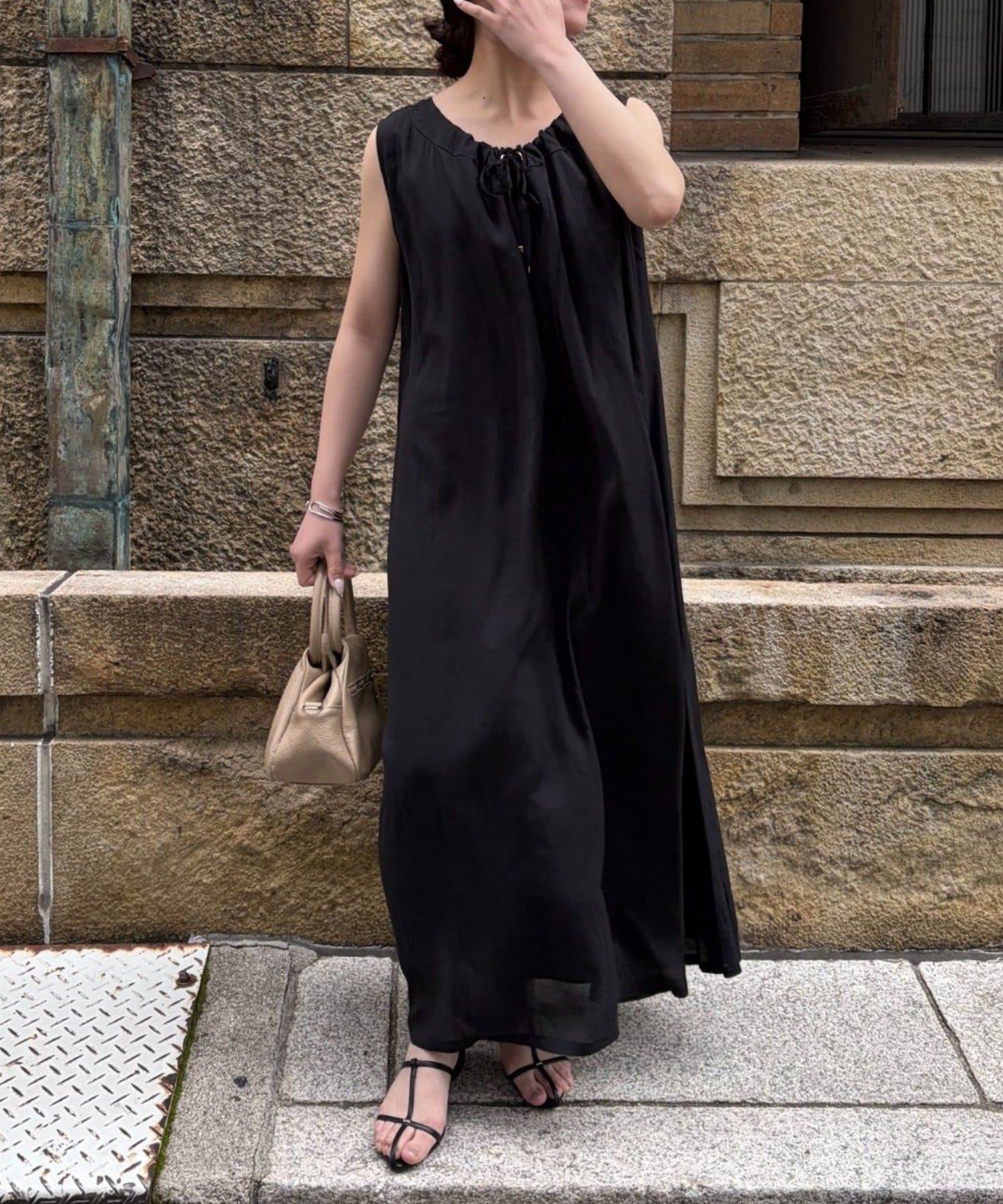 Jena　espace merveilleux(ジェナ　エスパスメルヴェイユ) 2WAYリボンシアーワンピース