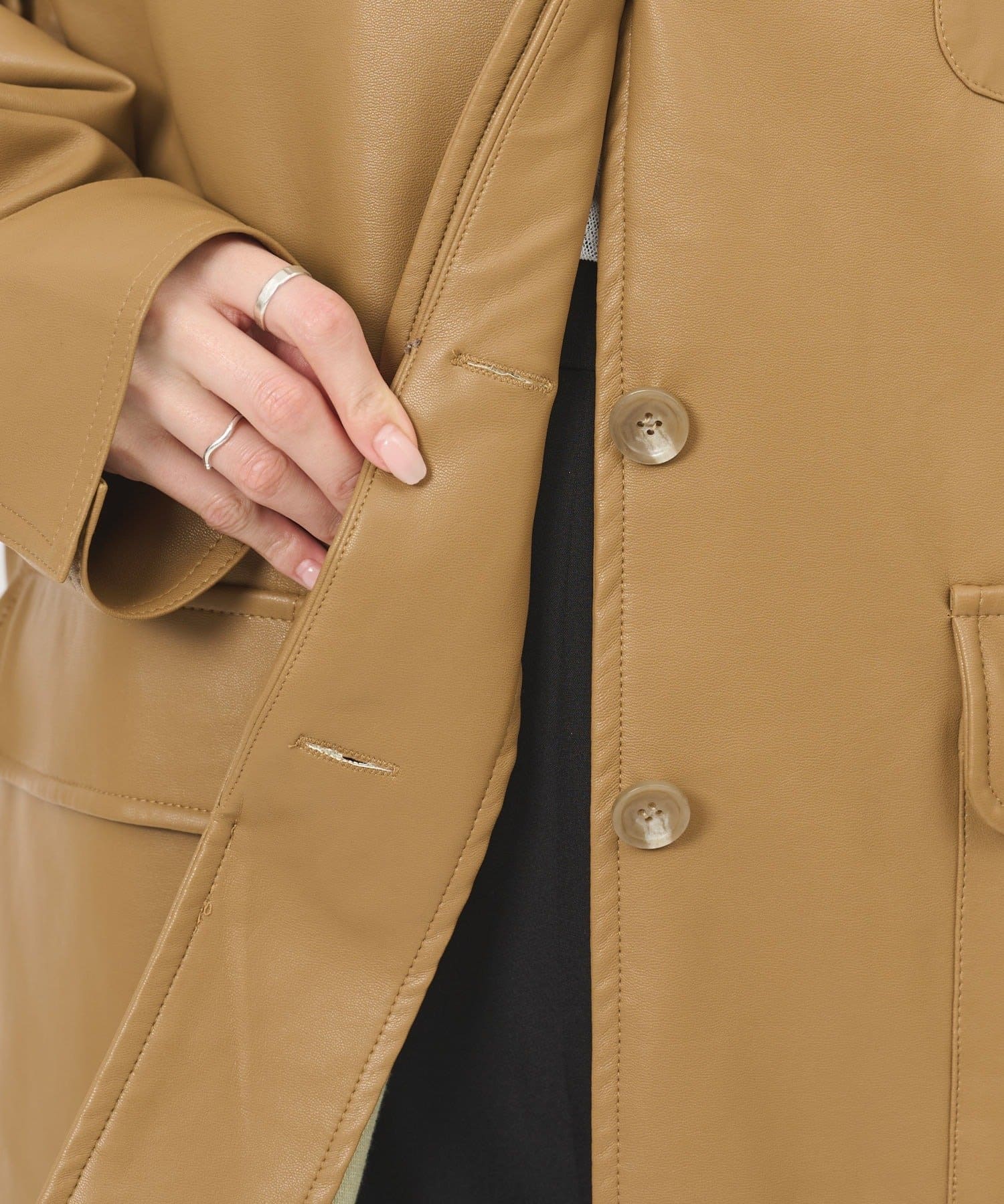 mystic(ミスティック) マルチWAYレースレイヤードジャケット