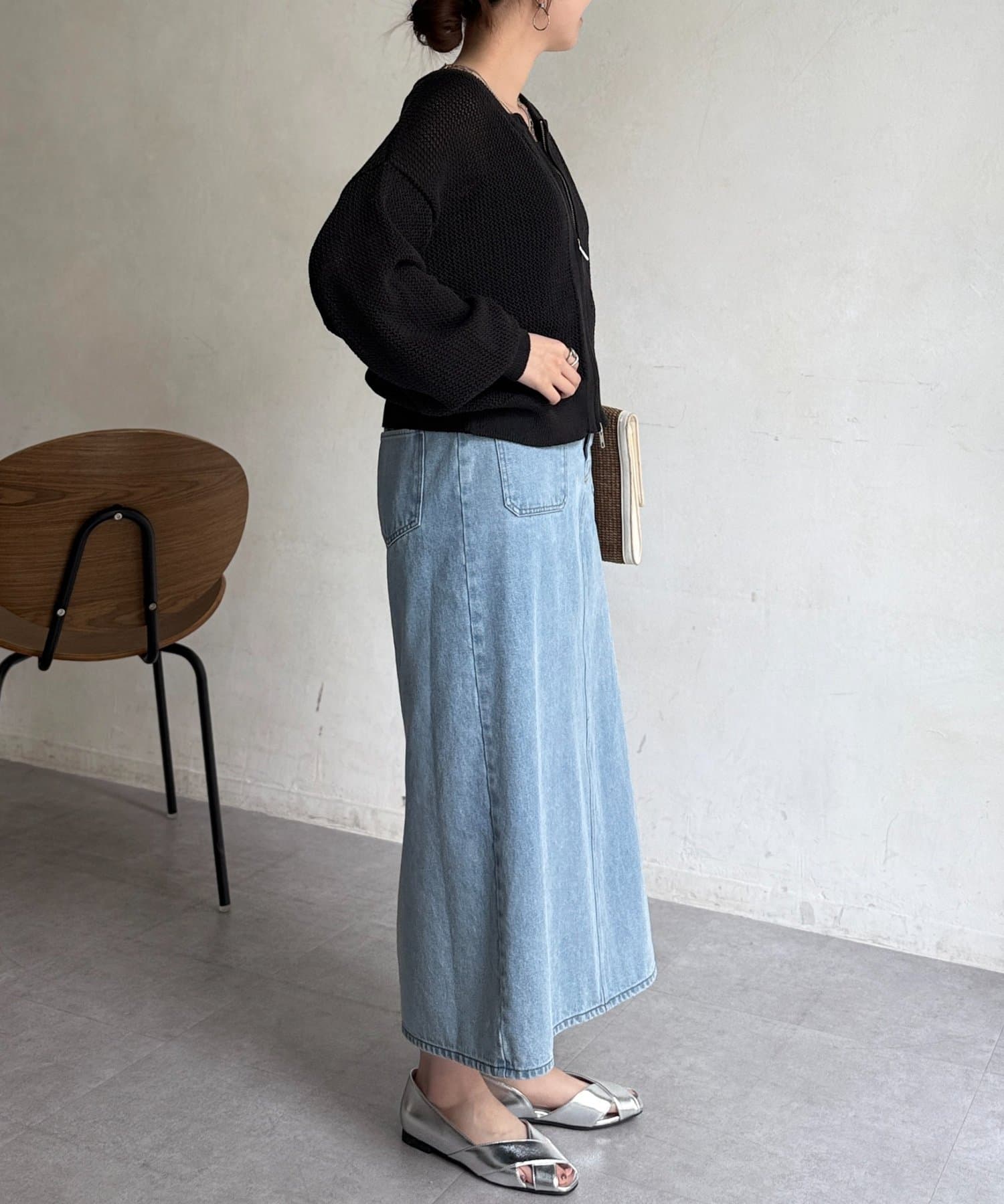 Chez toi(シェトワ) メッシュジップブルゾン