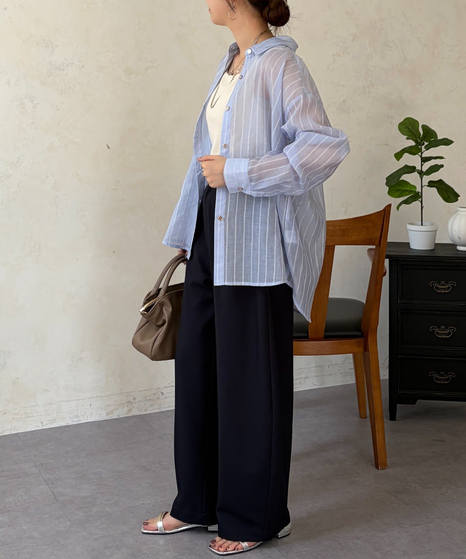 Chez toi(シェトワ) カーブパンツ