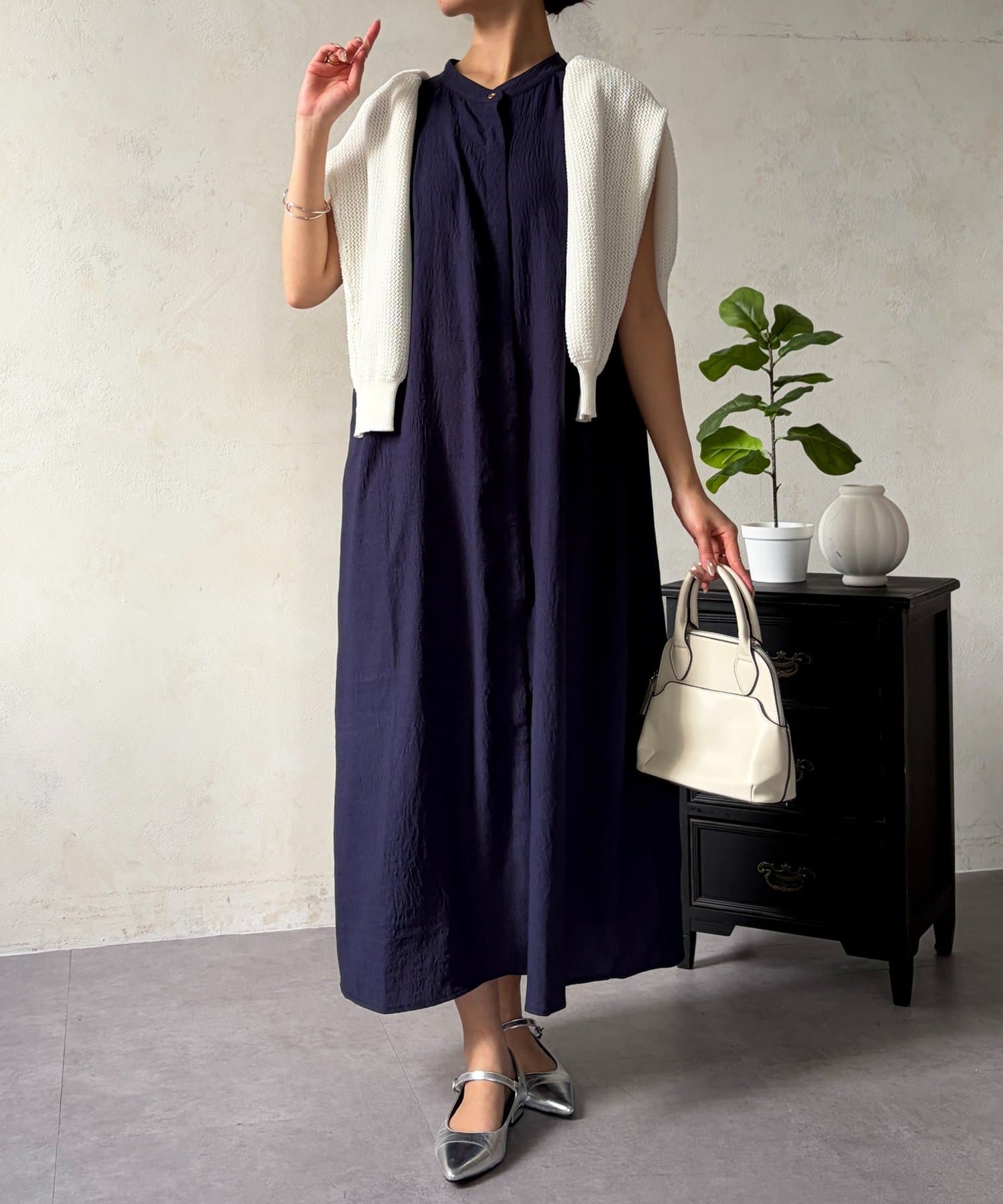 Chez toi(シェトワ) ノースリシャツワンピース