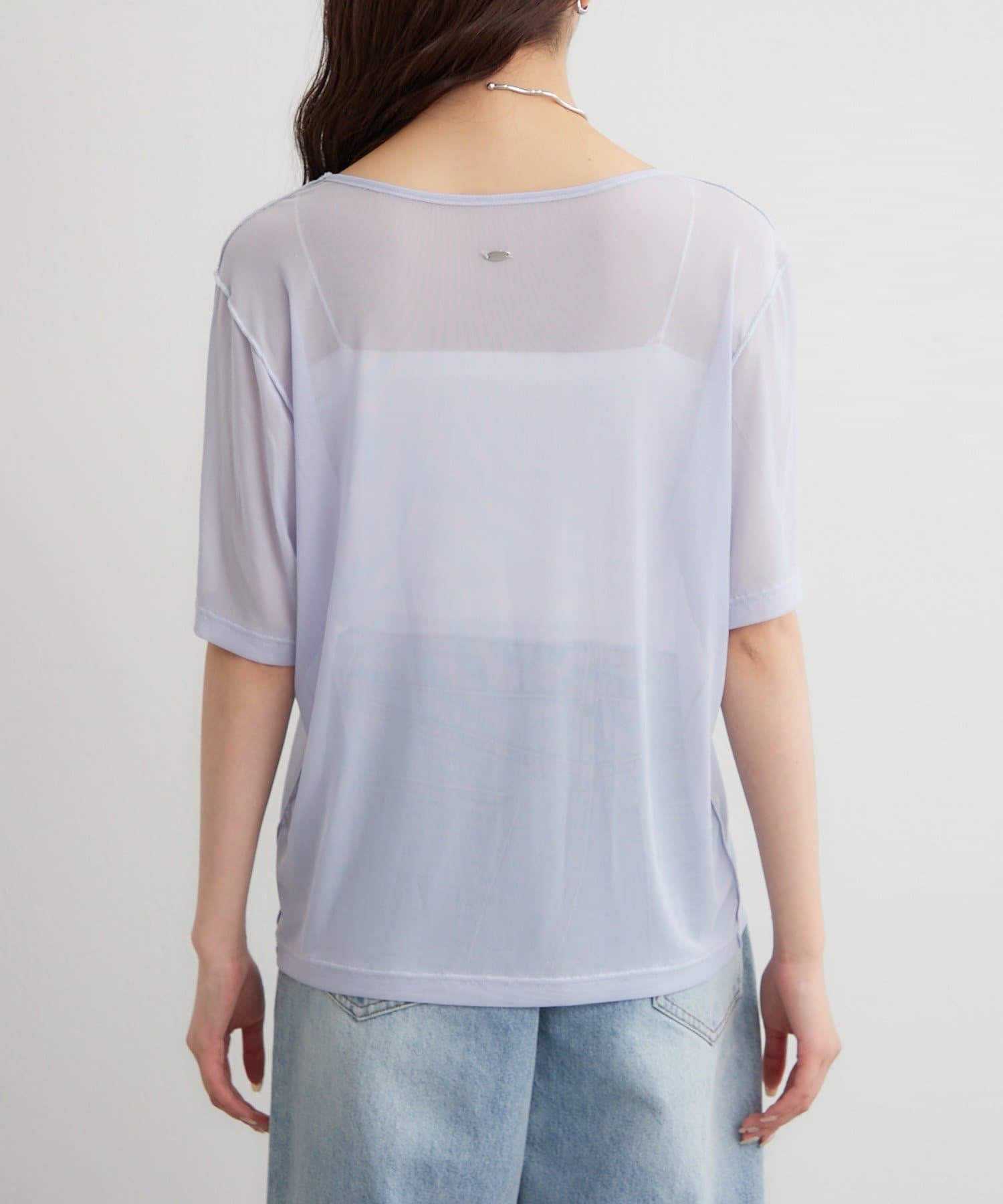 mystic(ミスティック) チュールシアーTシャツ