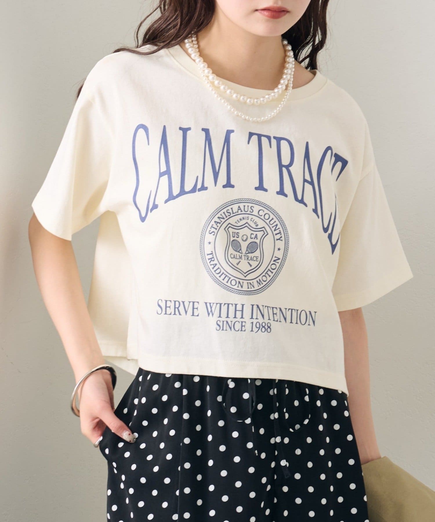 mystic(ミスティック) ショートロゴTシャツ