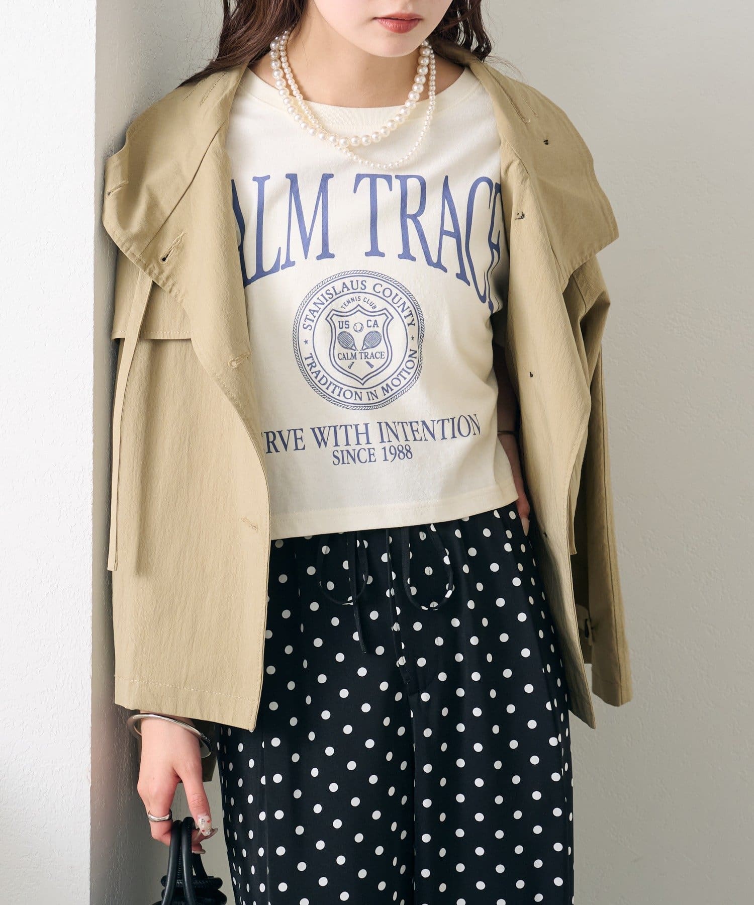 mystic(ミスティック) ショートロゴTシャツ