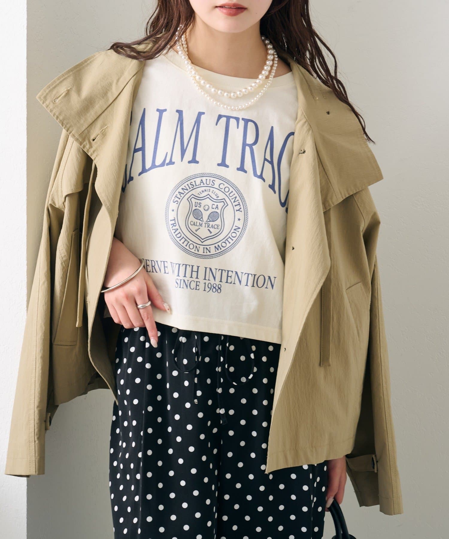 mystic(ミスティック) ショートロゴTシャツ