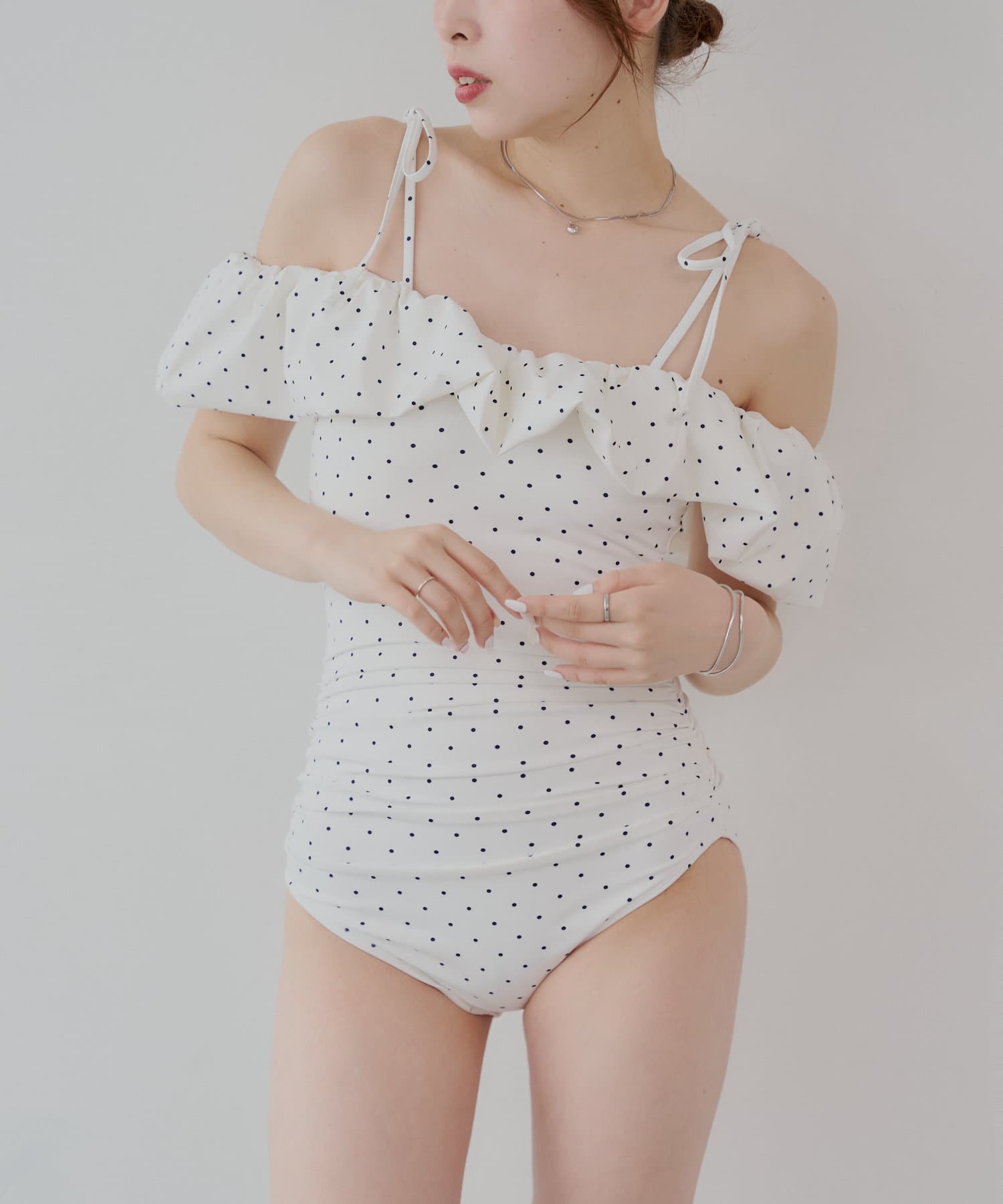 OUTLET(アウトレット) 【Chico】バルーンオフショルワンピース