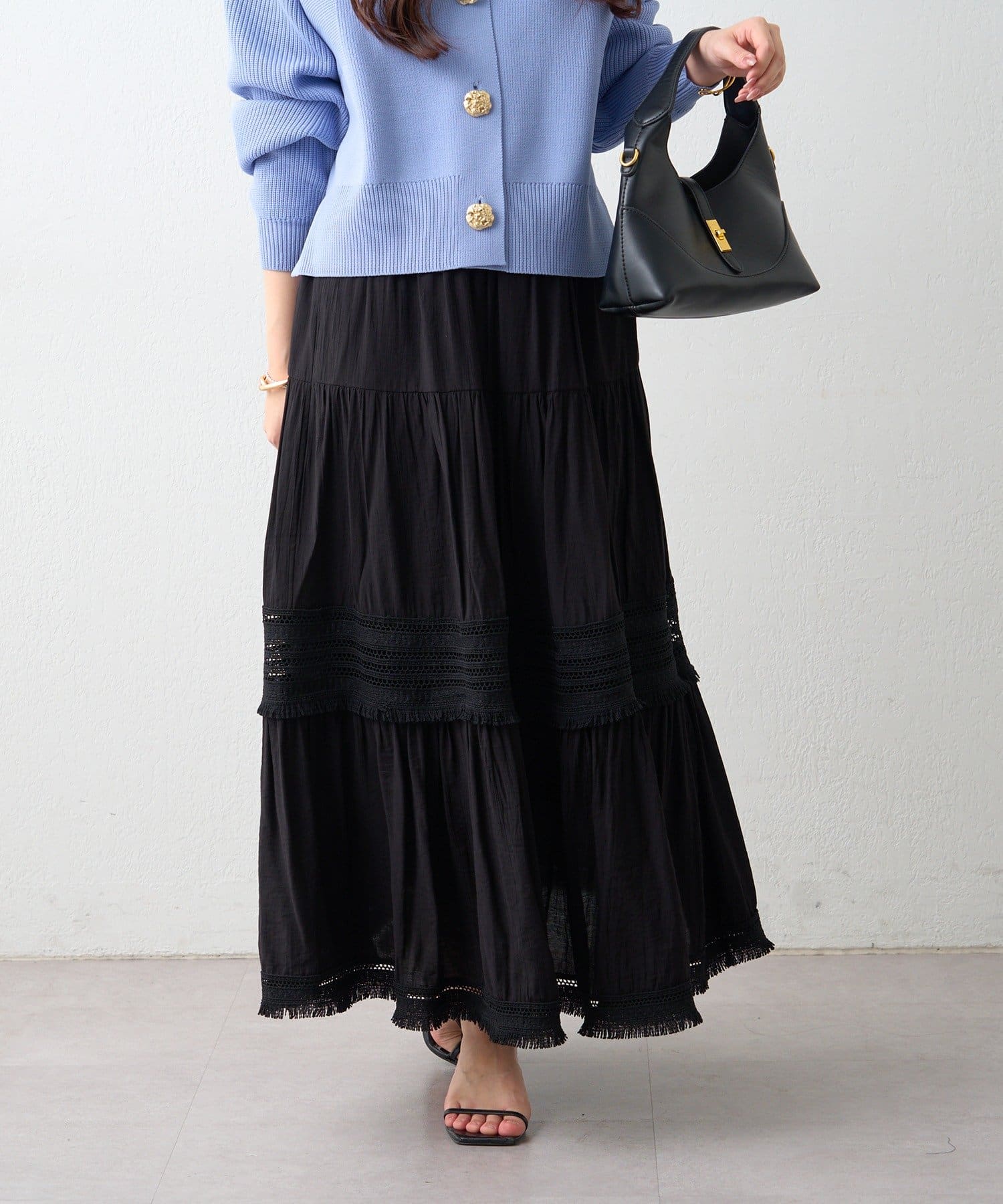 Remind me and forever(リマインドミーアンドフォーエバー) 【OTONA SET fair】ティアードスカート