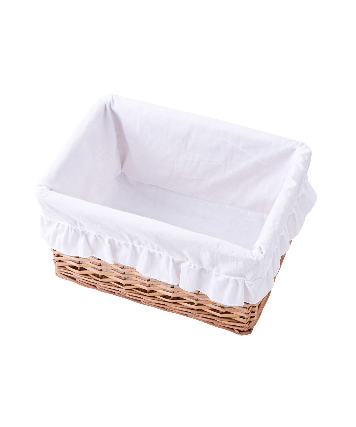 salut!(サリュ) 柳レクタングルフリルバスケット：L