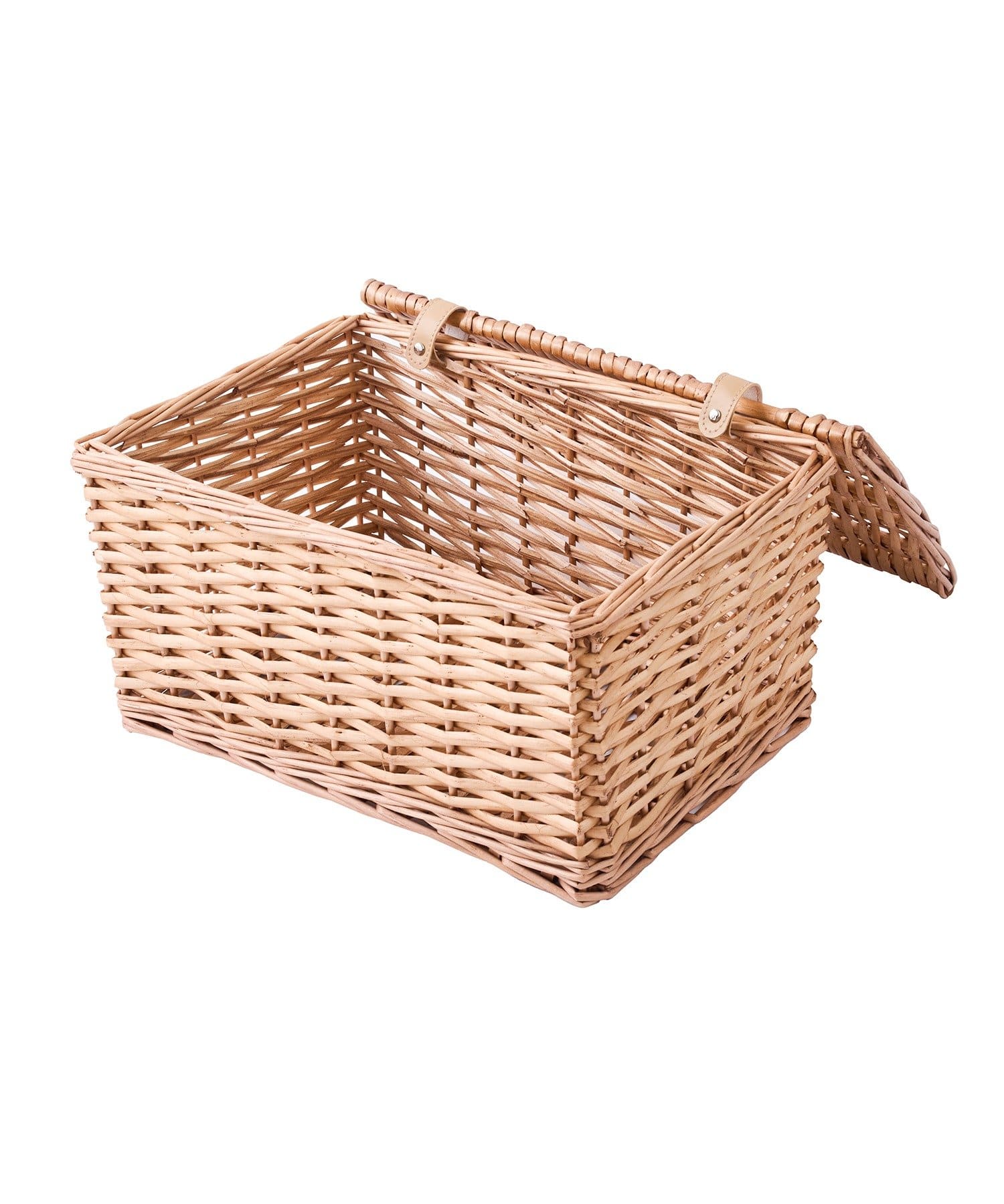 salut!(サリュ) 柳ふた付バスケット：L