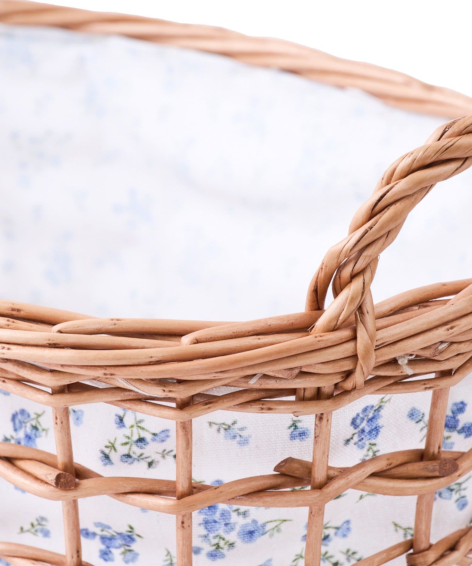 salut!(サリュ) 《WEB限定商品》柳取っ手付オーバルバスケット：L