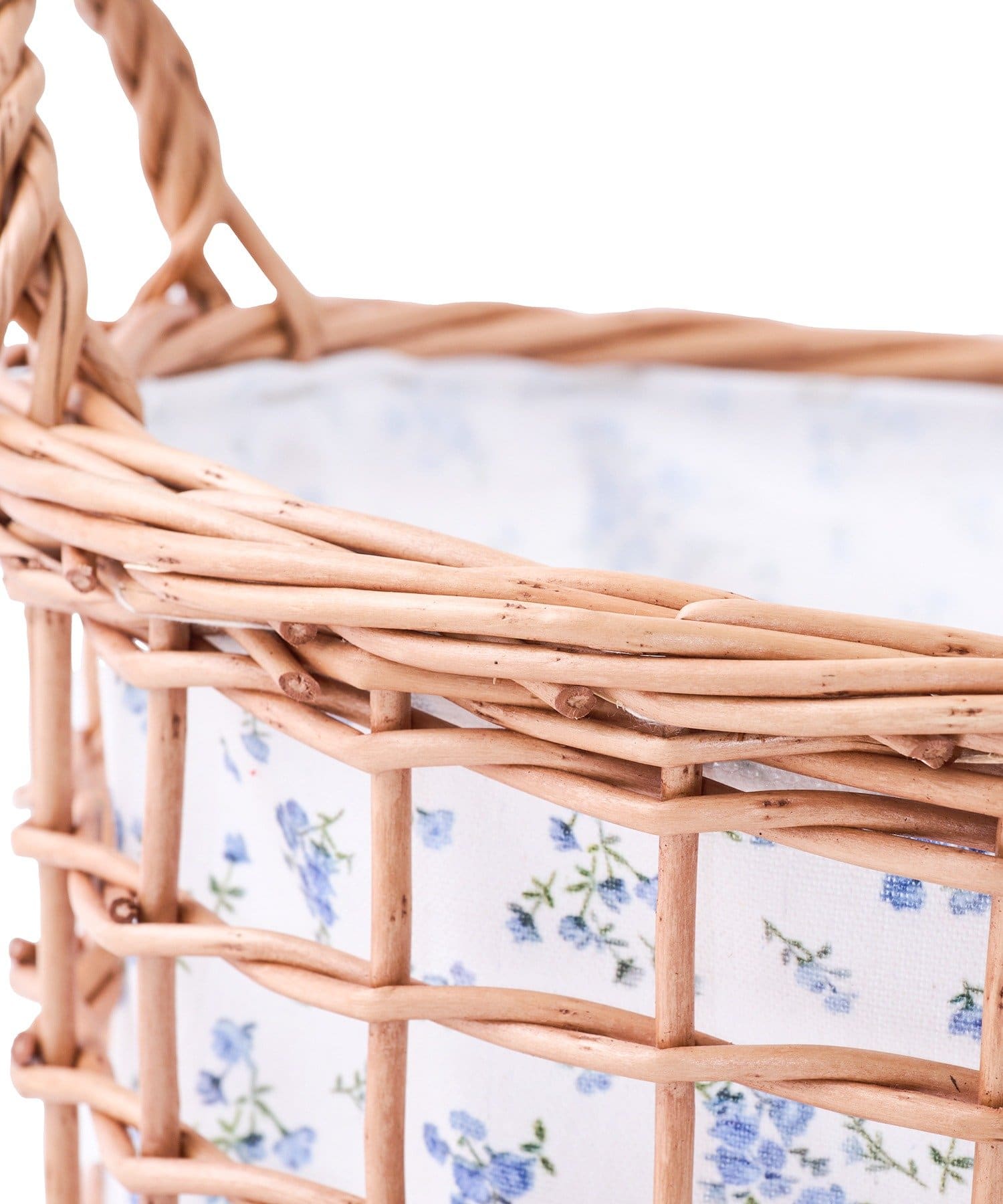 salut!(サリュ) 《WEB限定商品》柳取っ手付オーバルバスケット：L