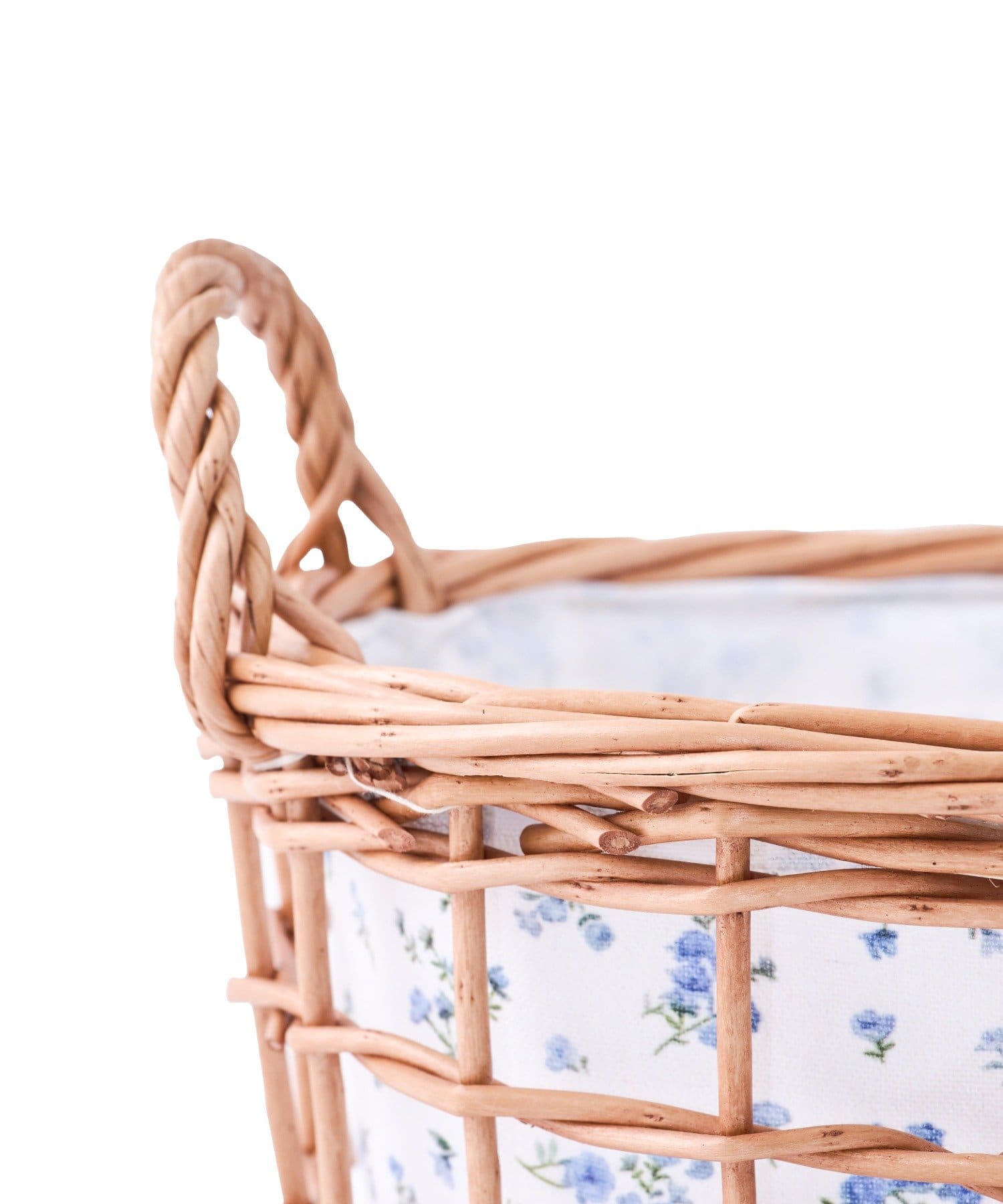 salut!(サリュ) 《WEB限定商品》柳取っ手付オーバルバスケット：S