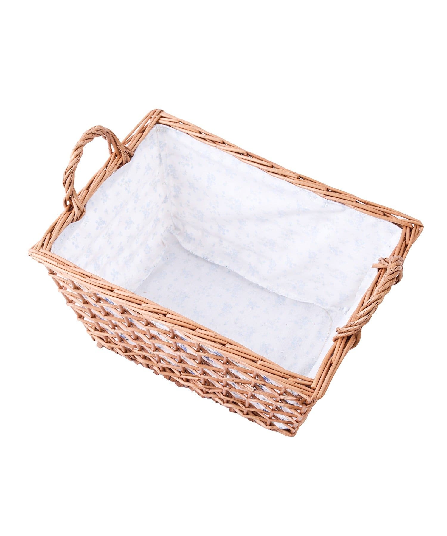 salut!(サリュ) 《WEB限定商品》柳取っ手付レクタングルバスケット：L