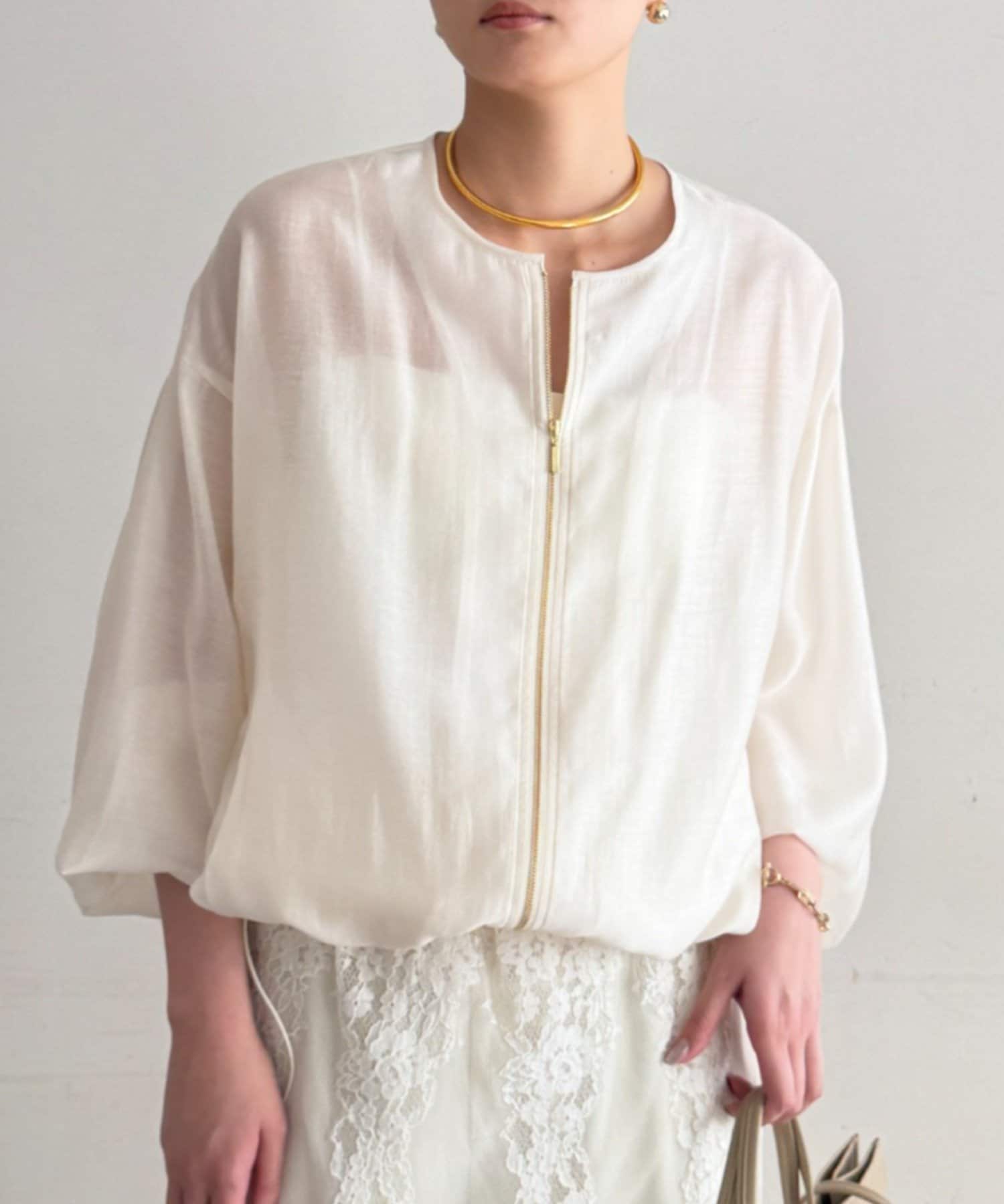 LOUNGEDRESS(ラウンジドレス) シアーバルーンブルゾン