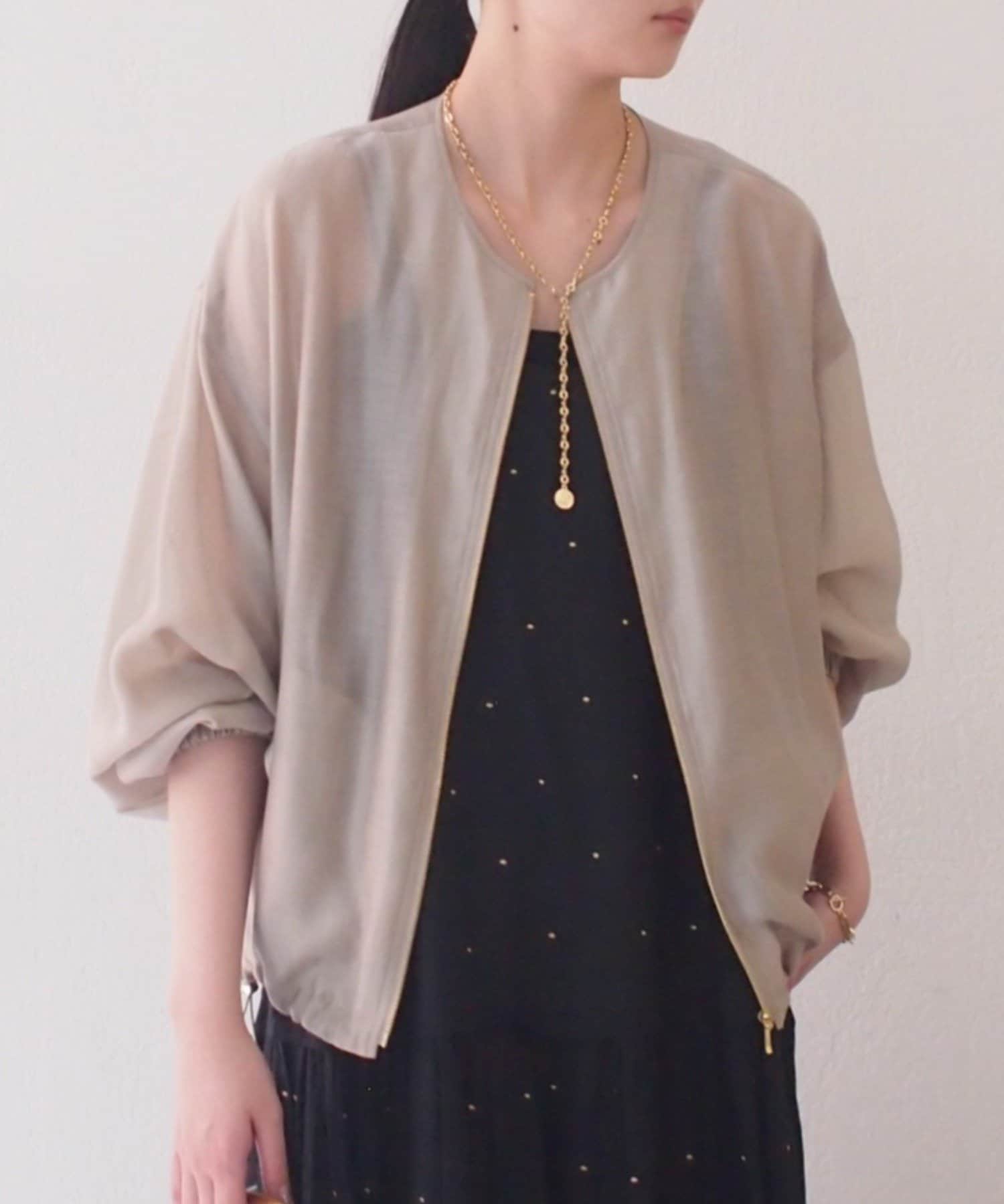 LOUNGEDRESS(ラウンジドレス) シアーバルーンブルゾン