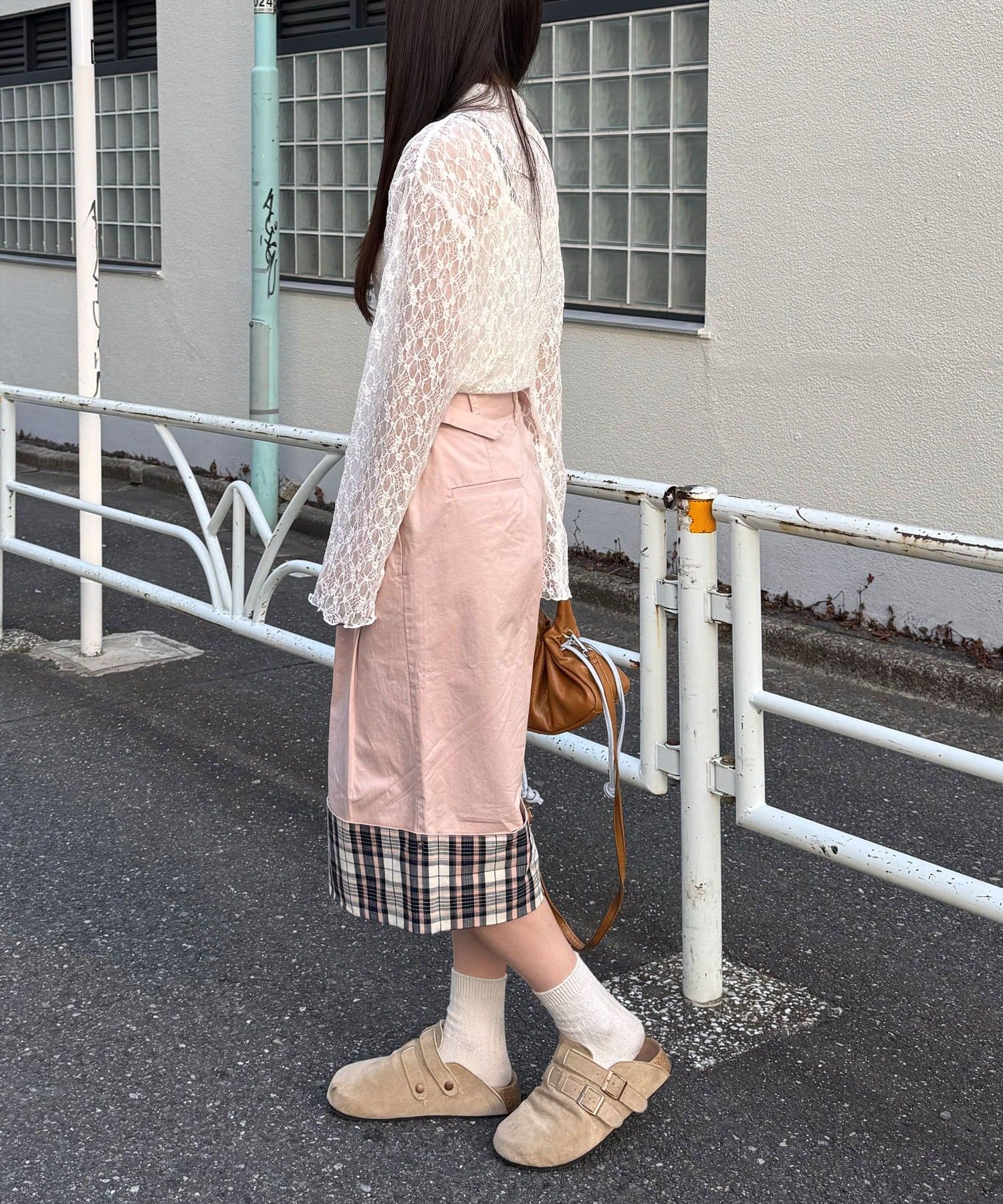 CIAOPANIC(チャオパニック) （ドット/チェック）2WAYロールアップハーフパンツ