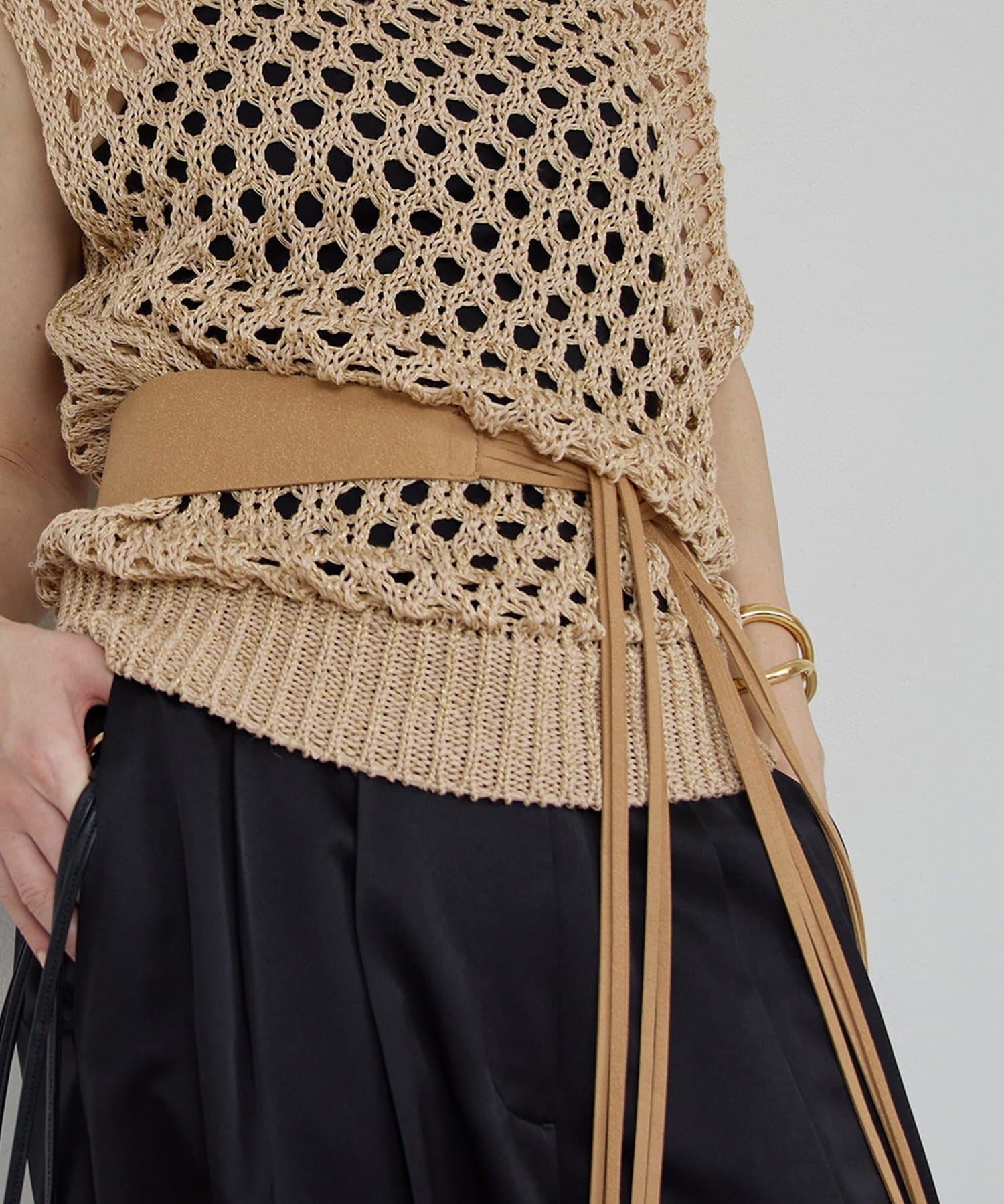 GALLARDAGALANTE(ガリャルダガランテ) 【4/29(水)10:30 予約開始】【＋1でトレンドスタイルが叶う】フリンジベルト