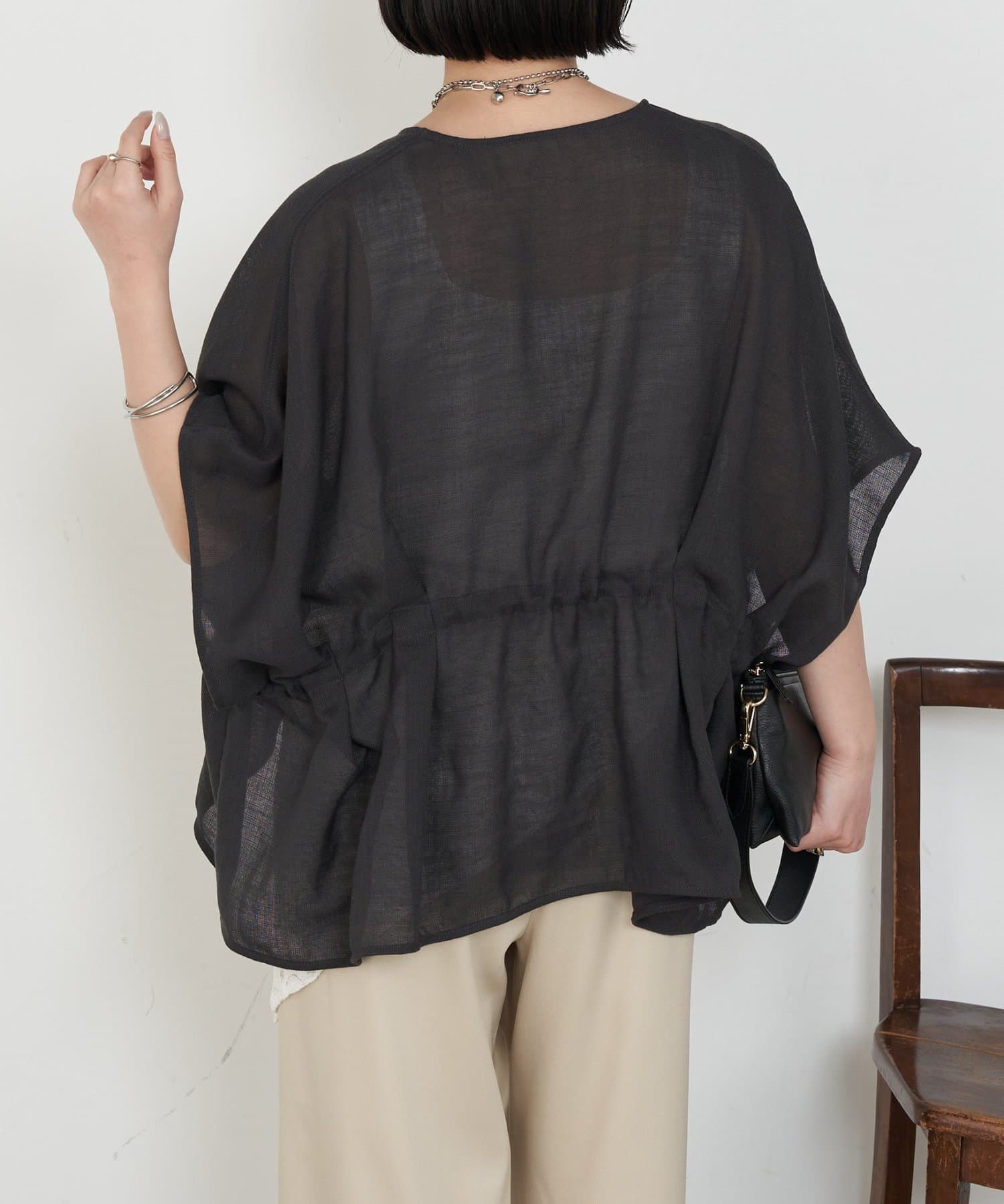 Jena　espace merveilleux(ジェナ　エスパスメルヴェイユ) ドロストタックブルゾン