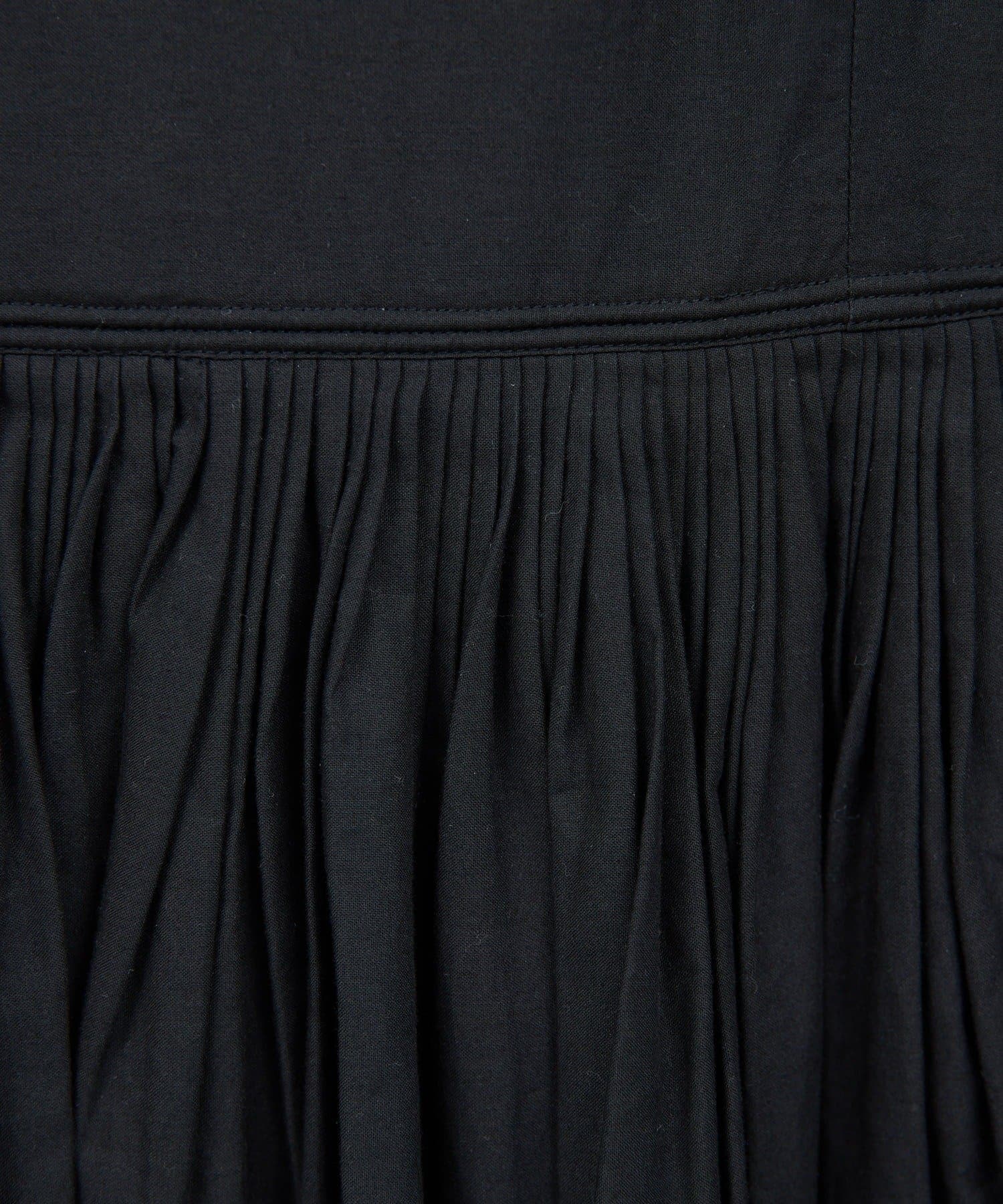 GALLARDAGALANTE(ガリャルダガランテ) 【Dhritië】タックスリーブレスロングワンピース