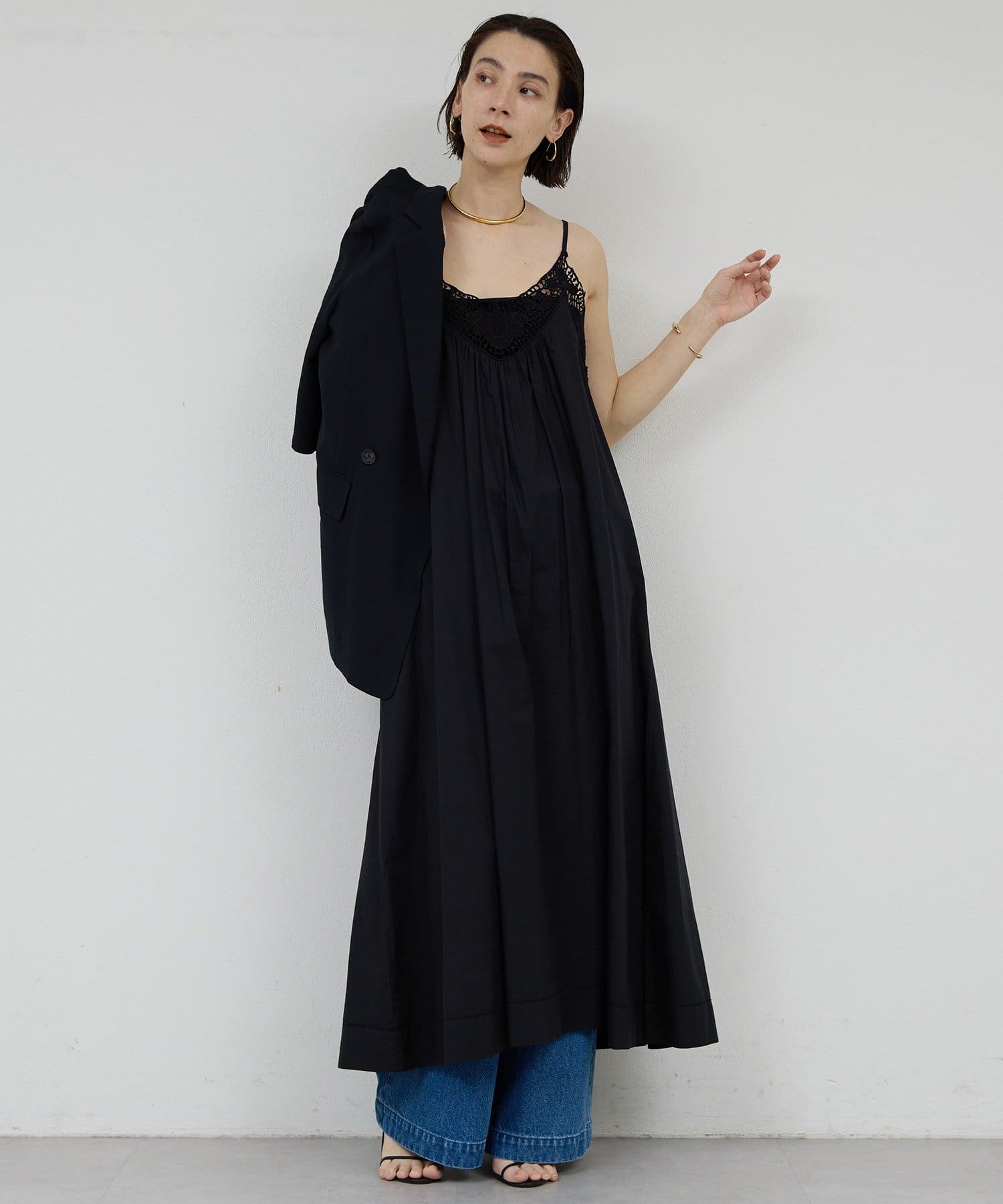 GALLARDAGALANTE(ガリャルダガランテ) 【Dhritië】ケミカルレースワンピース