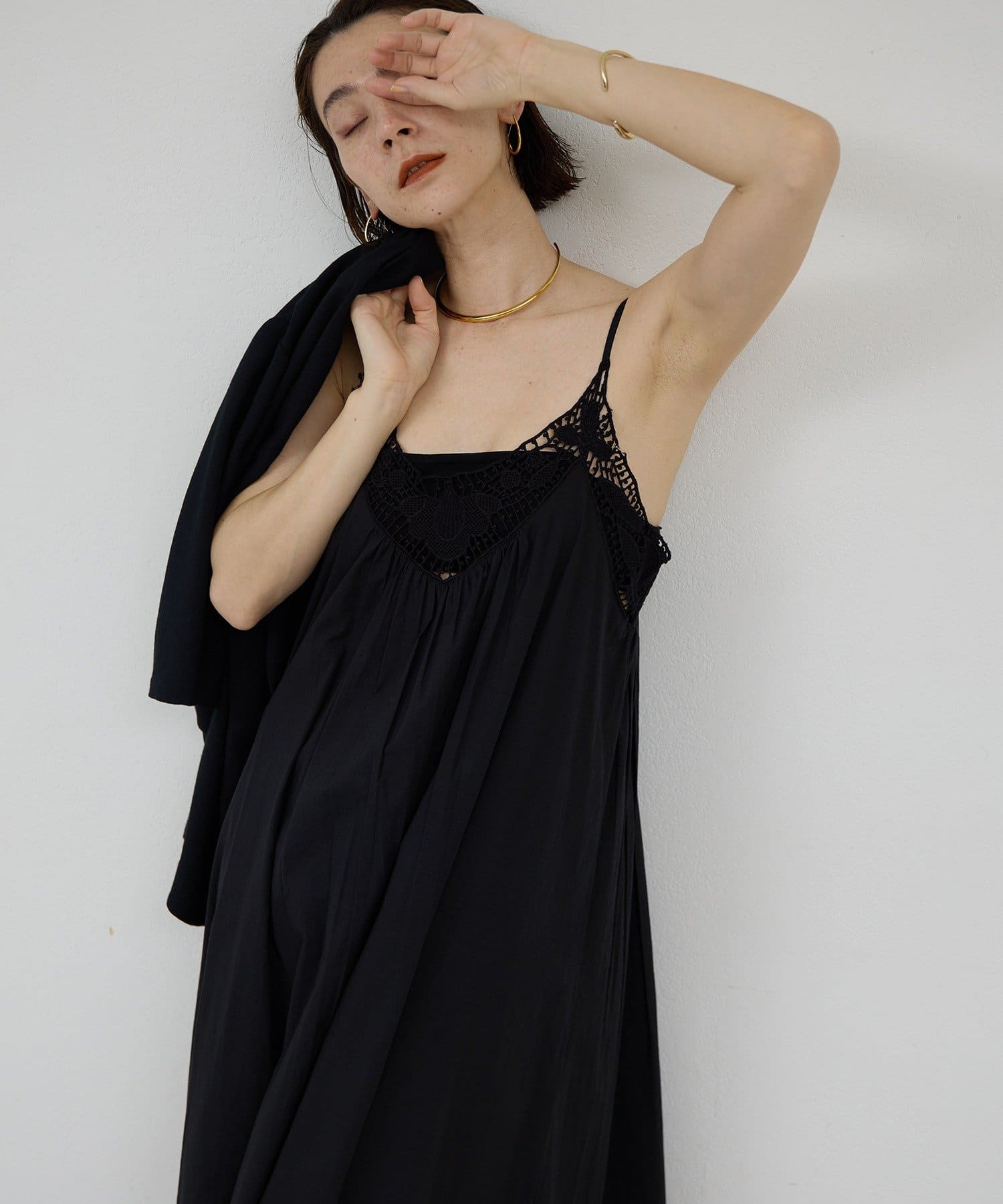 GALLARDAGALANTE(ガリャルダガランテ) 【Dhritië】ケミカルレースワンピース