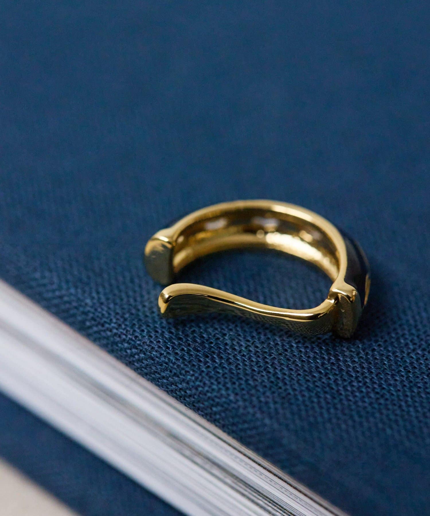 ear PAPILLONNER(イア パピヨネ) 模様入りエポイヤーカフ