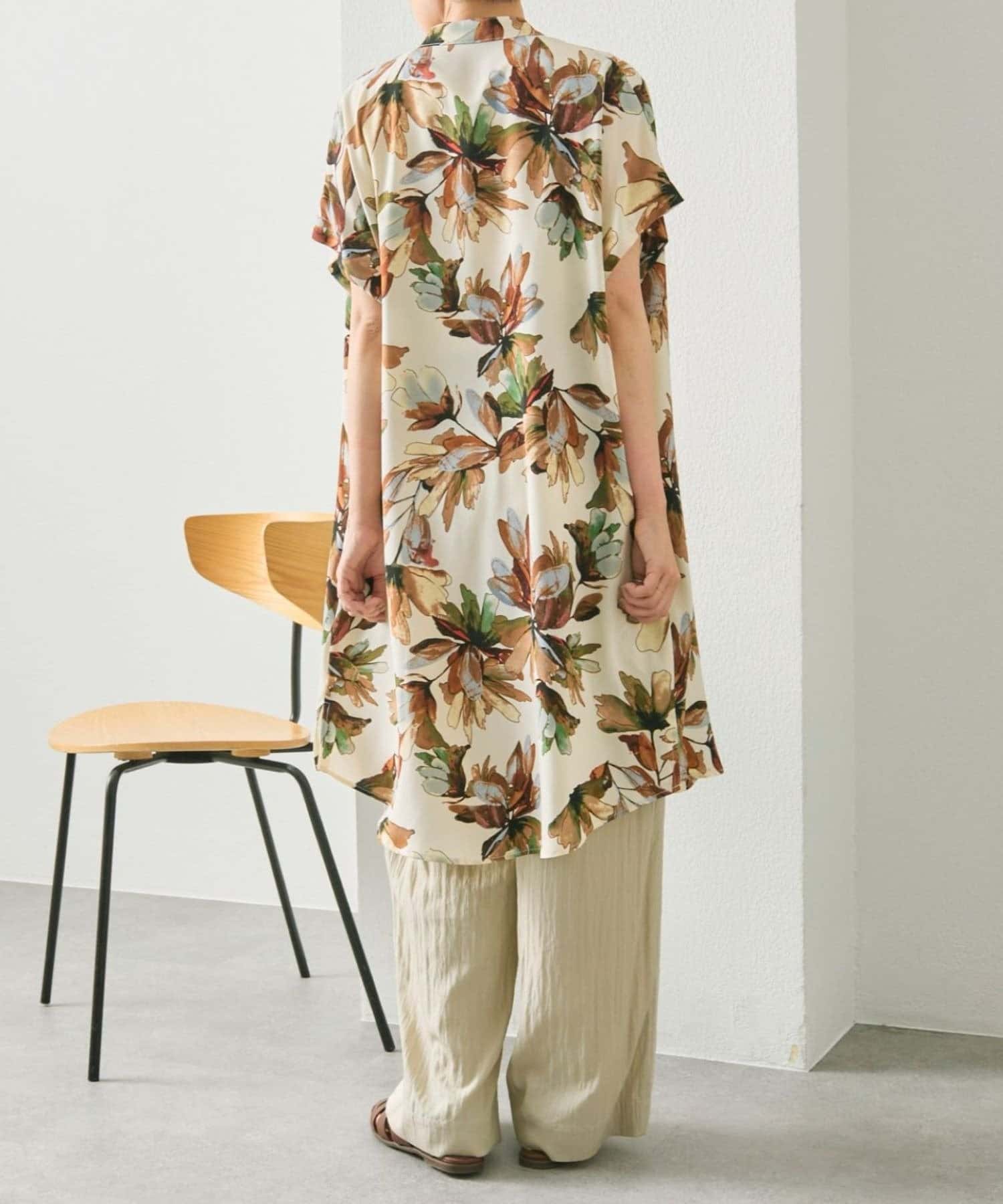 ear PAPILLONNER(イア パピヨネ) 花柄ボタンワンピース【SUM1 STYLE(スミスタイル)】