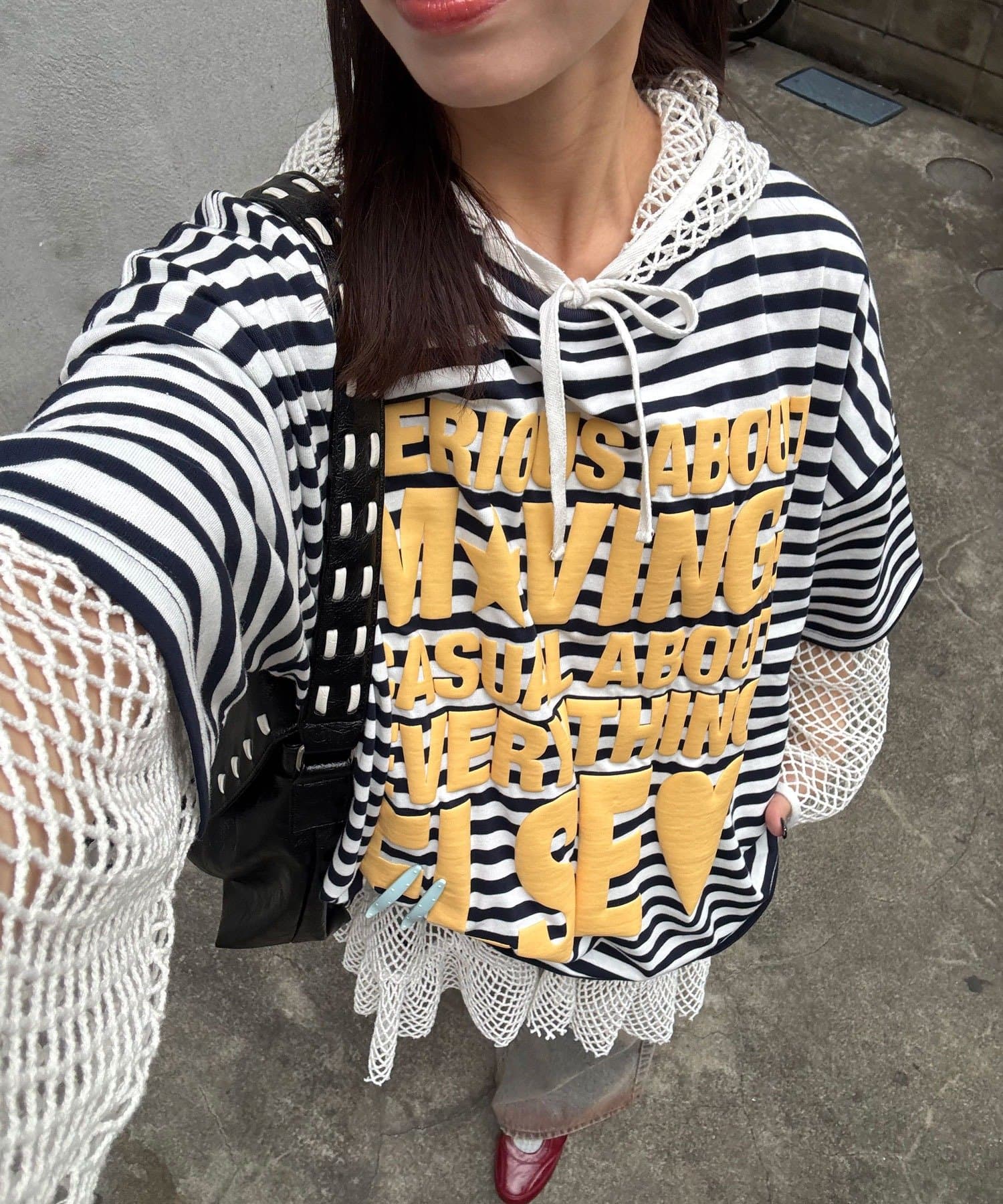 CIAOPANIC(チャオパニック) スーパーBIGボーダーロゴTee