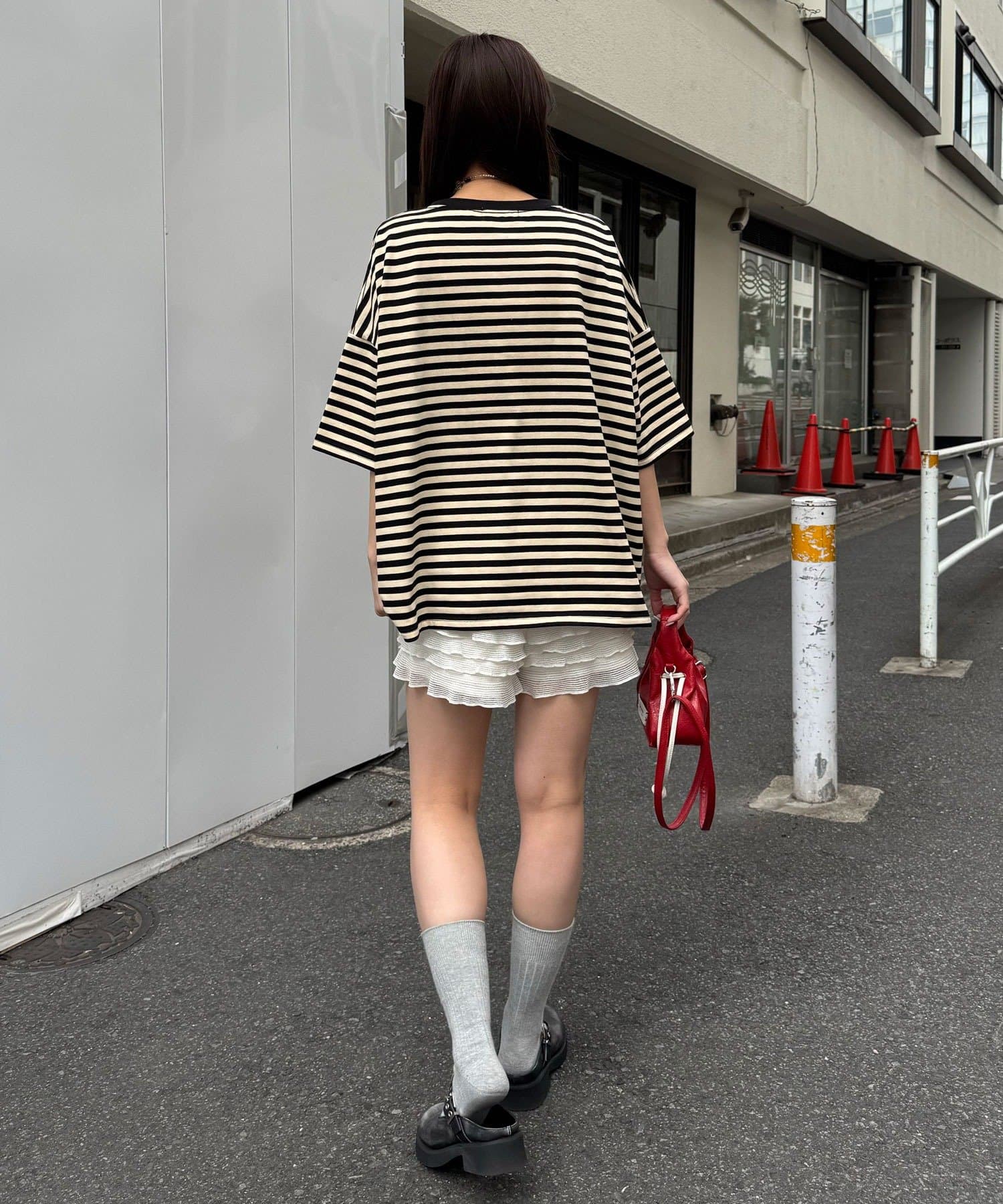 CIAOPANIC(チャオパニック) スーパーBIGボーダーロゴTee