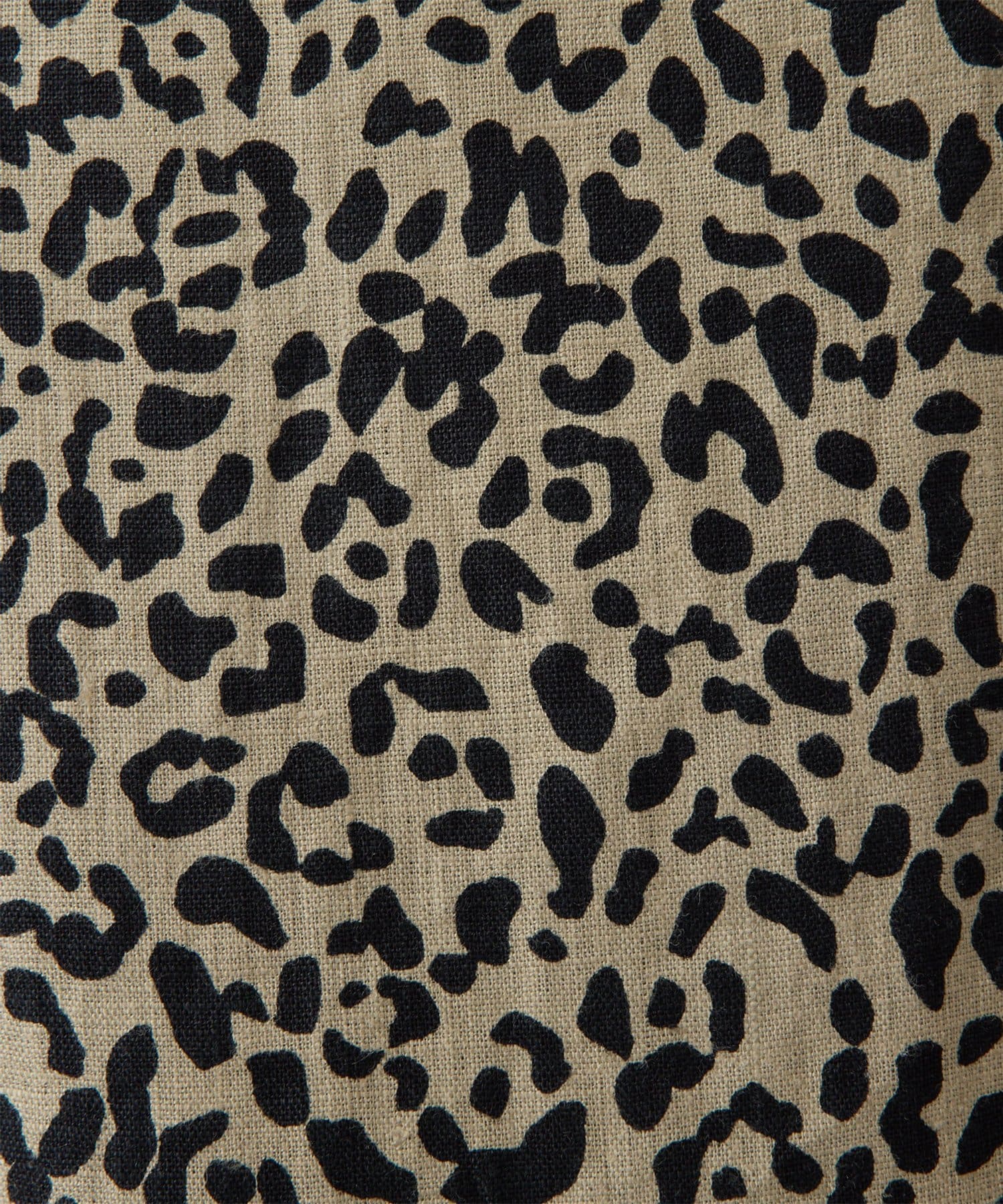 Whim Gazette(ウィム ガゼット) リネンレオパードスカート