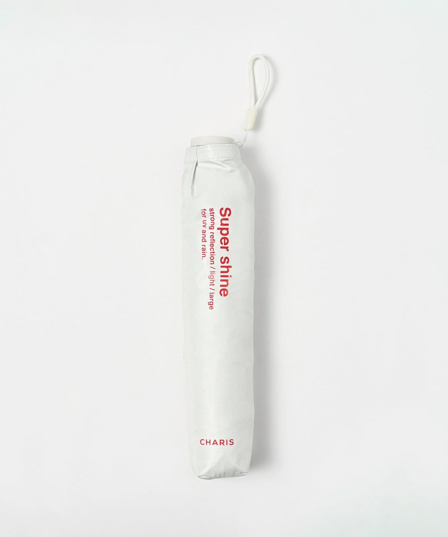 BIRTHDAY BAR(バースデイバー) 【遮熱・遮光】Super shine カラーロゴムジ　晴雨兼用折りたたみ傘/軽量