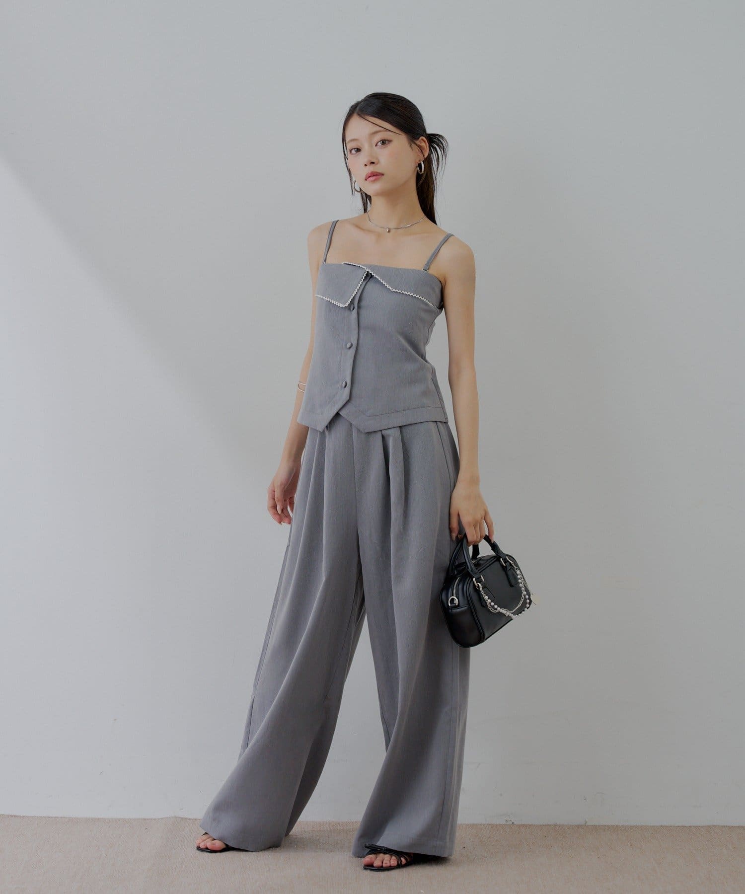 Chico】折り返しデザインスーツコンビネゾン | OUTLET(アウトレット