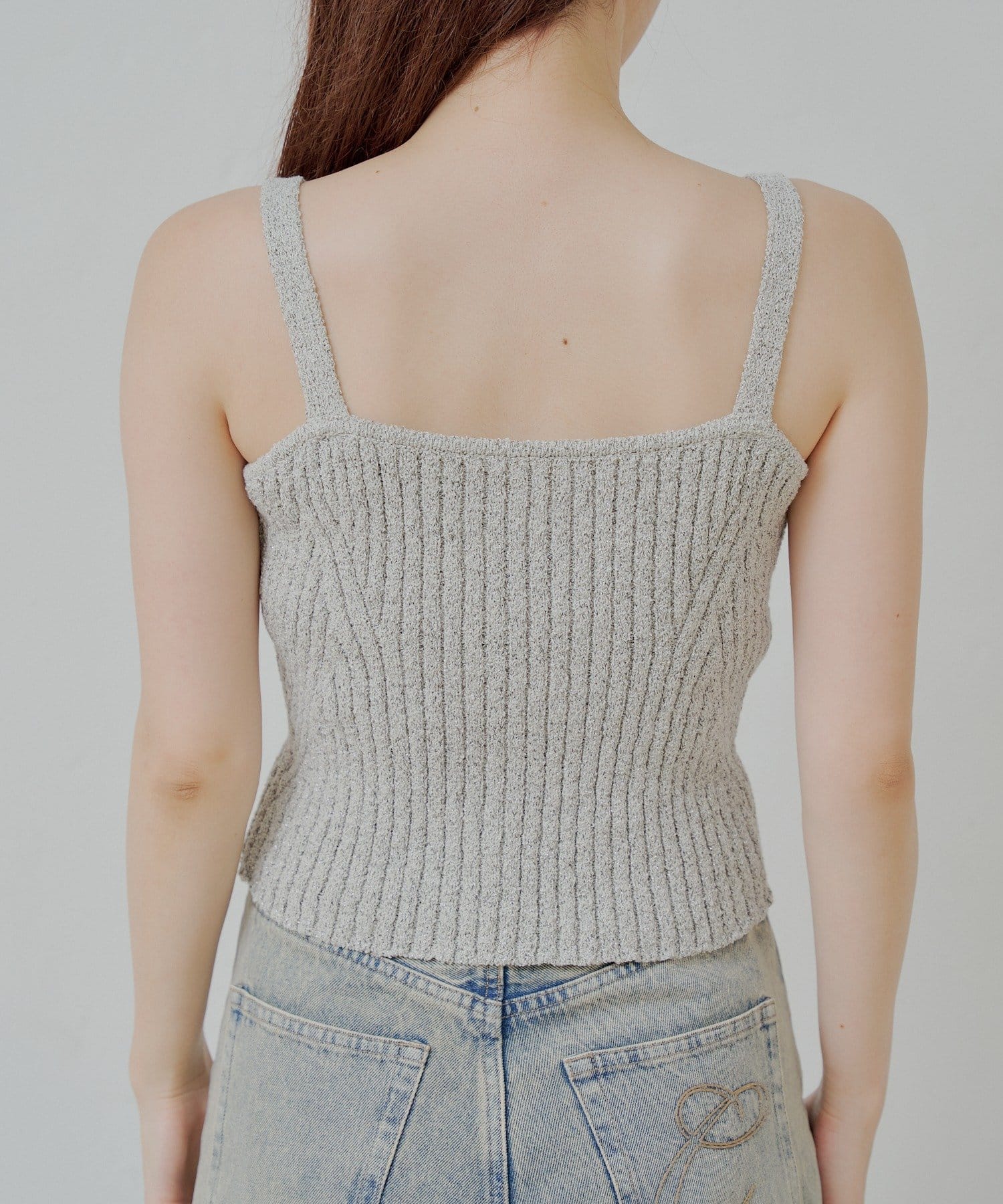 OUTLET(アウトレット) 【Chico】フロントボタンキャミ+ボレロセット