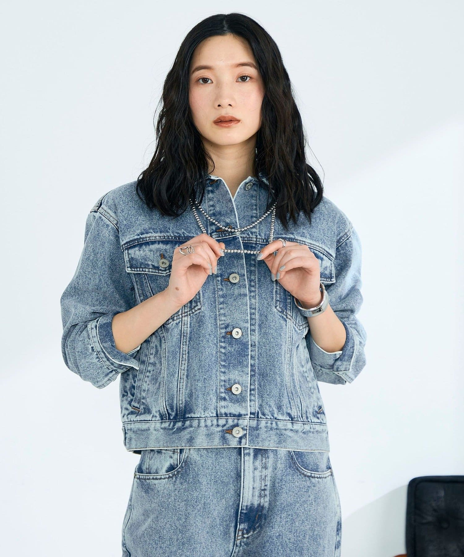 FREDY & GLOSTER(フレディ アンド グロスター) 《セットアップ対応》コンパクトデニムジャケット