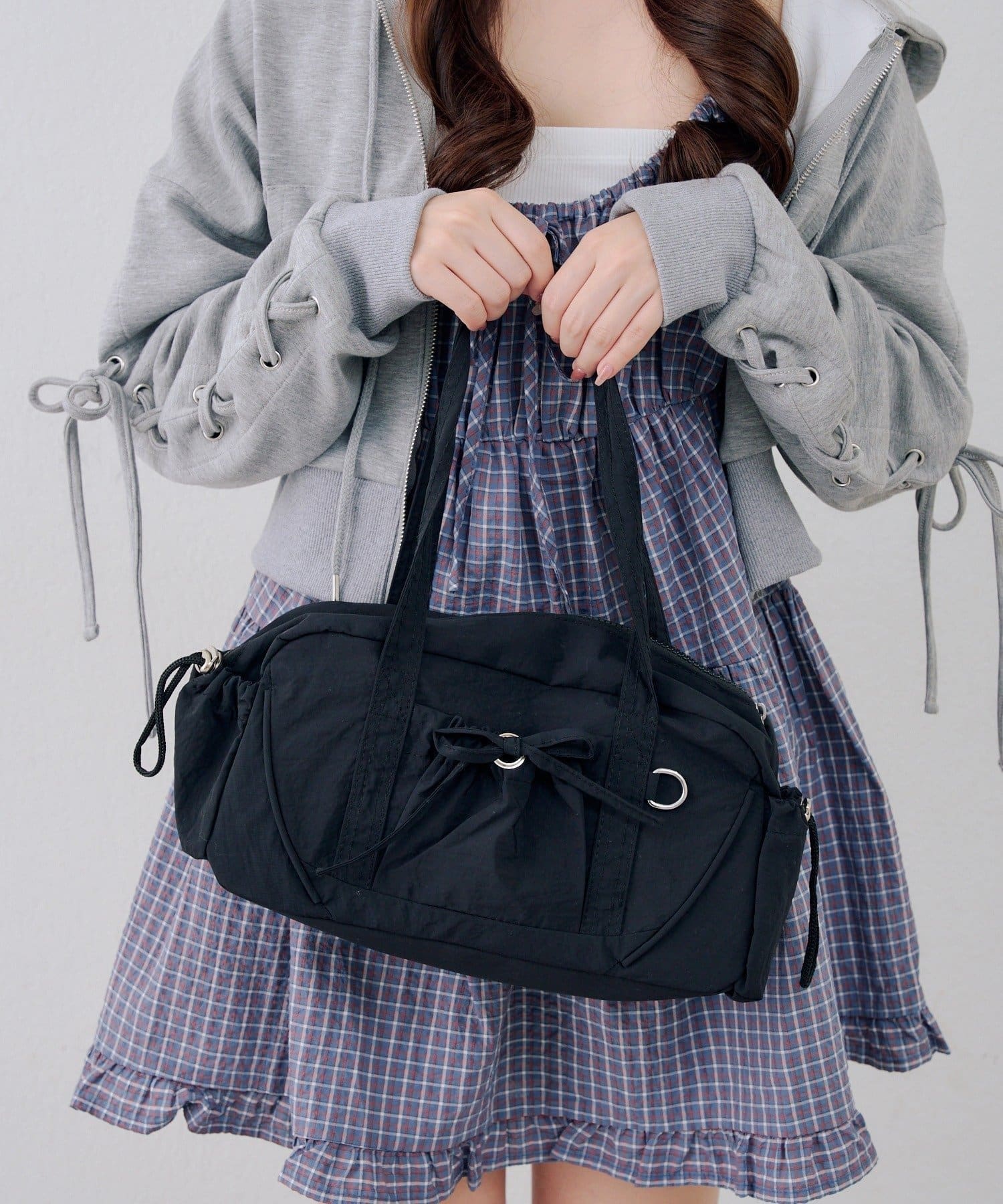 NICE CLAUP / OLIVE des OLIVE OUTLET(ナイスクラップ  / オリーブ デ オリーブ アウトレット) 【RMAF】リボンボストン