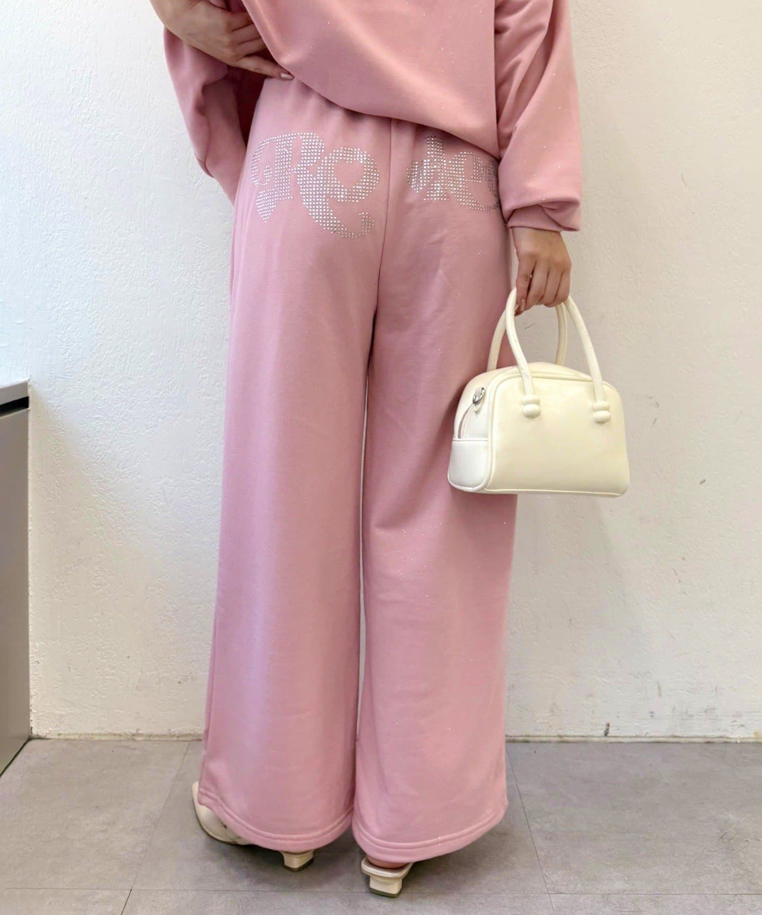 NICE CLAUP / OLIVE des OLIVE OUTLET(ナイスクラップ  / オリーブ デ オリーブ アウトレット) 【ANOTHER BRANCH】キラキラスウェットパンツ