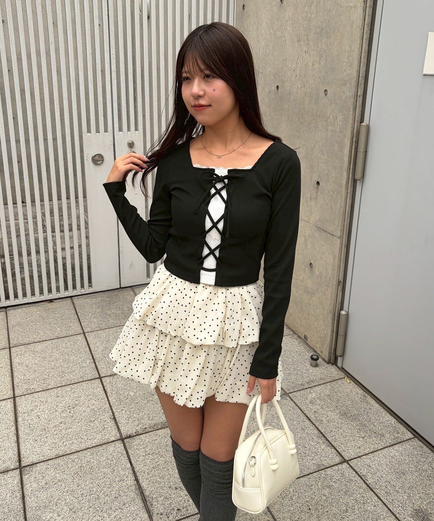 Remind me and forever(リマインドミーアンドフォーエバー) レースUPドッキングテレコトップス