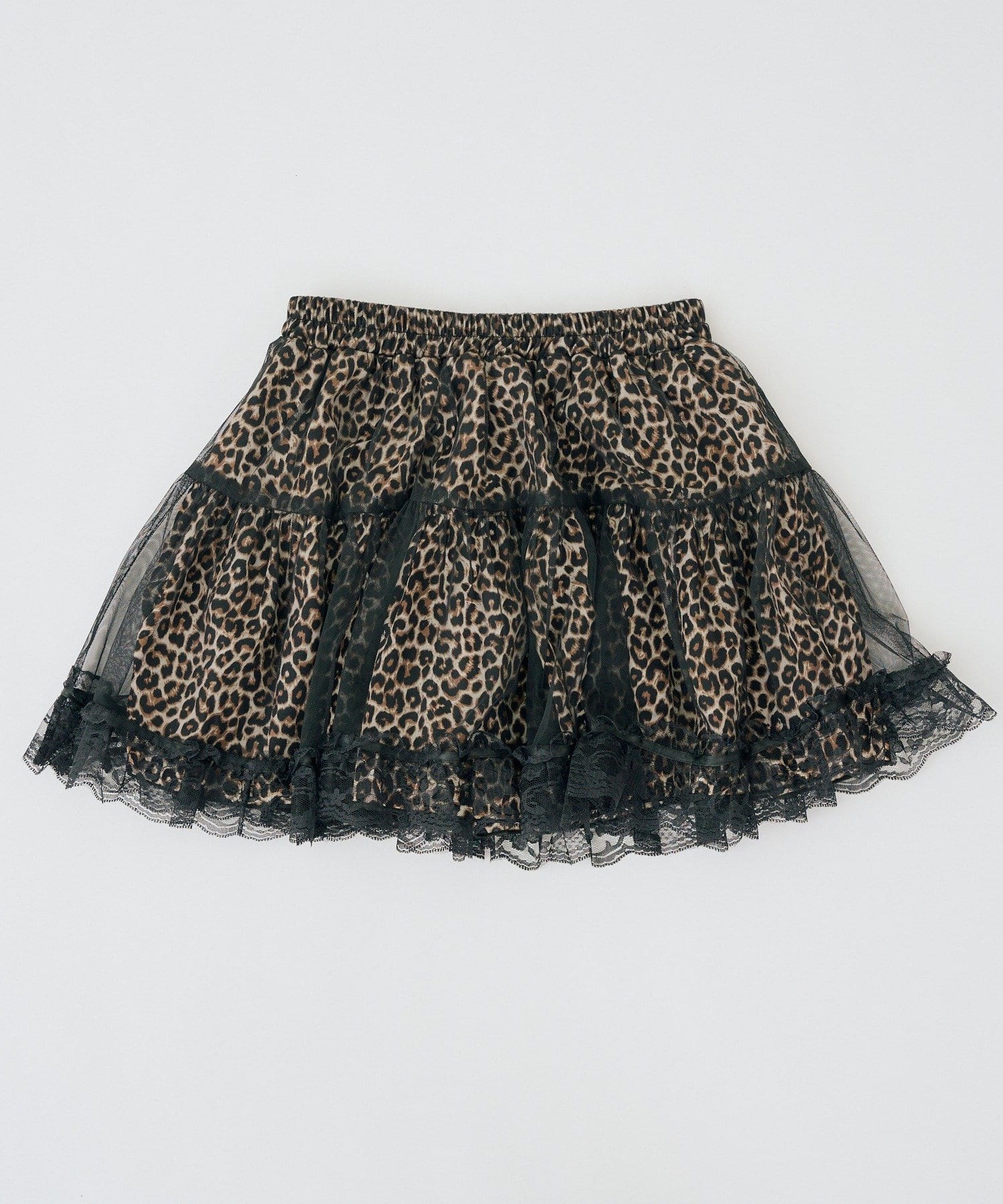 NICE CLAUP / OLIVE des OLIVE OUTLET(ナイスクラップ  / オリーブ デ オリーブ アウトレット) 【continuer】重ねチュールミニスカート