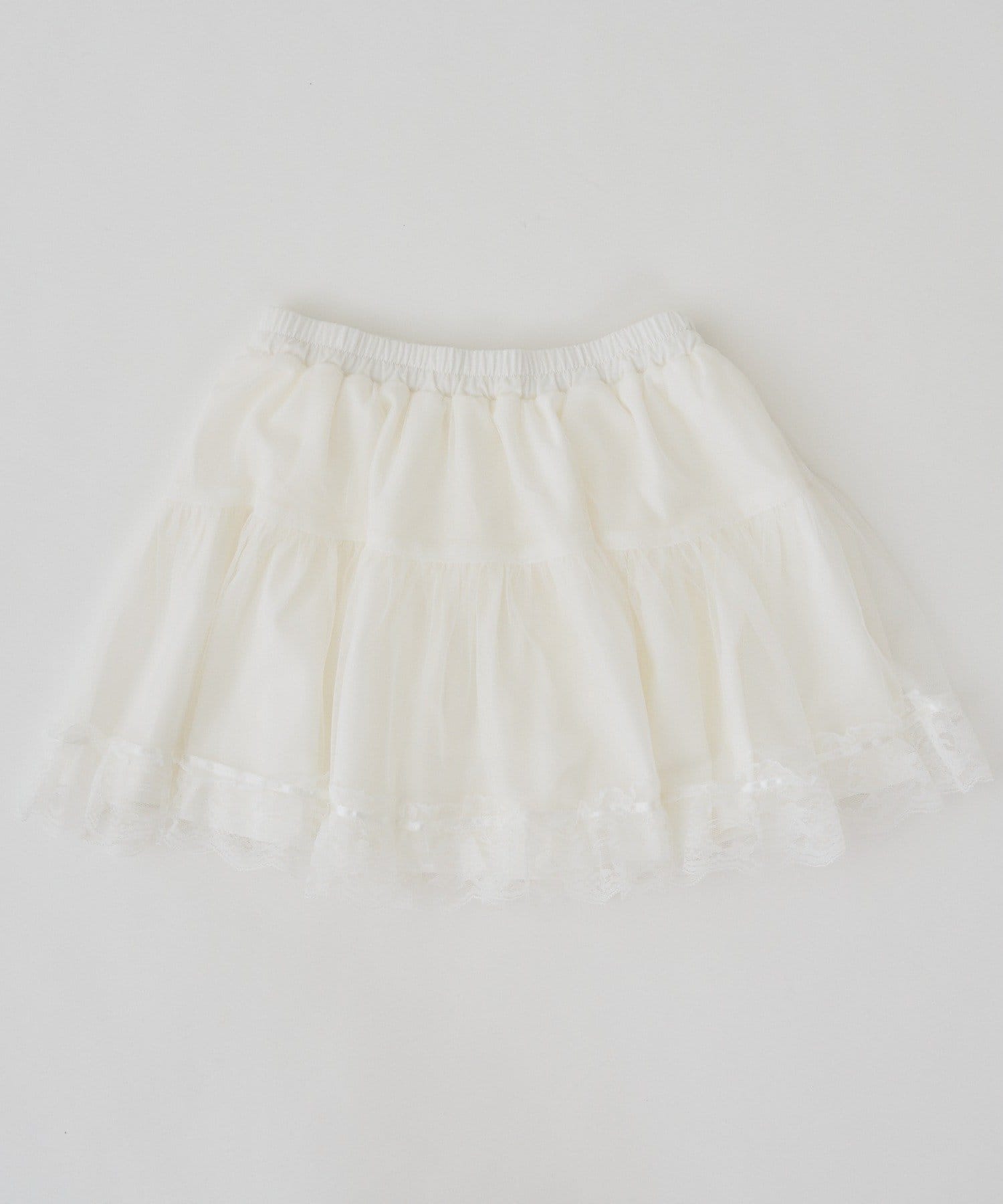 NICE CLAUP / OLIVE des OLIVE OUTLET(ナイスクラップ  / オリーブ デ オリーブ アウトレット) 【continuer】重ねチュールミニスカート