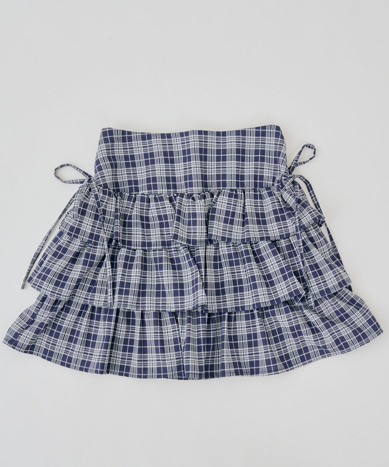 NICE CLAUP / OLIVE des OLIVE OUTLET(ナイスクラップ  / オリーブ デ オリーブ アウトレット) 【ANOTHER BRANCH】脇リボンミニスカート