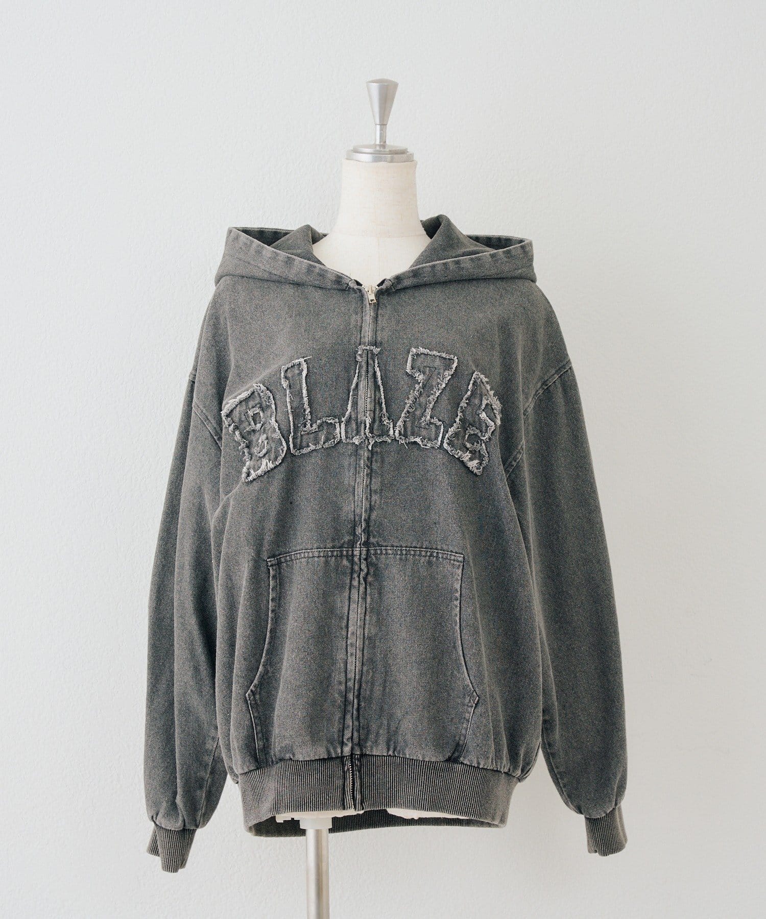 NICE CLAUP / OLIVE des OLIVE OUTLET(ナイスクラップ  / オリーブ デ オリーブ アウトレット) 【ANOTHER BRANCH】【丈違い】デニムブルゾン