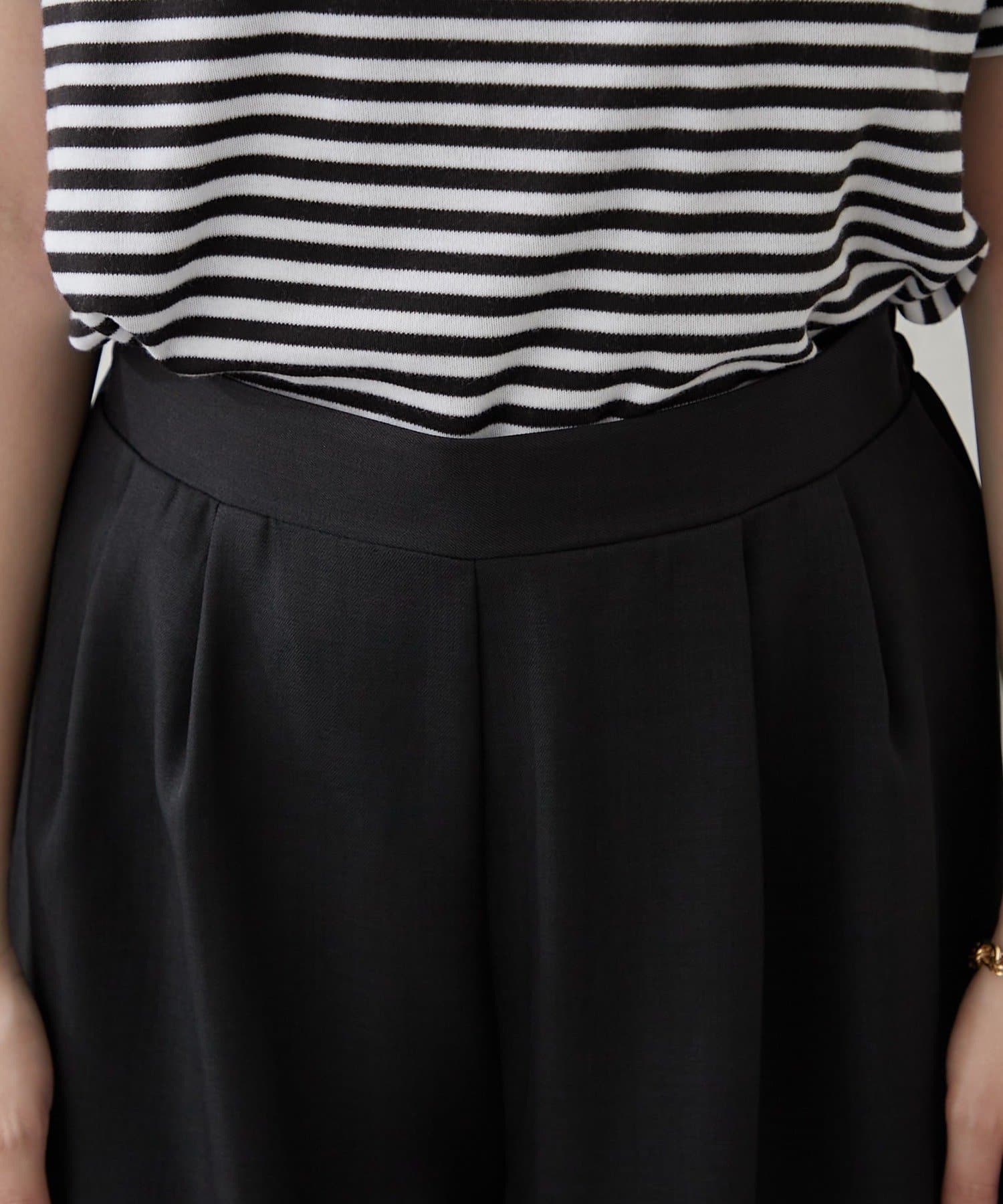 Remind me and forever(リマインドミーアンドフォーエバー) 【オンオフ使える】【上下2枚SET】WZIPペプラムジレ&ワイドパンツ