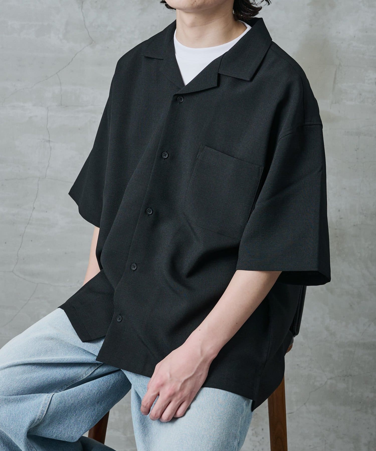 COLONY 2139(コロニー トゥーワンスリーナイン) 【セットアップ対応/リバイバル】ポリトロオープンカラーシャツ