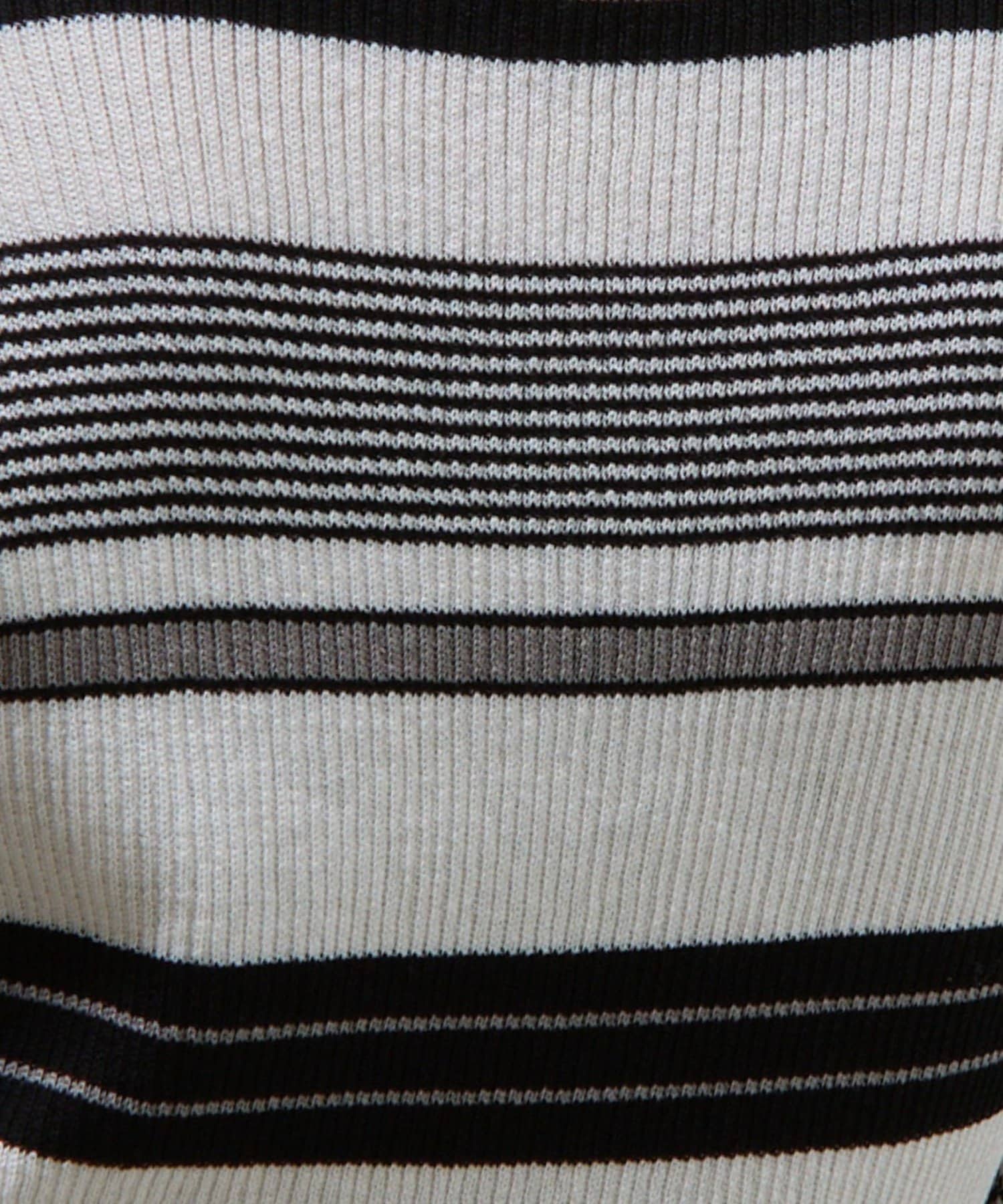 COLONY 2139(コロニー トゥーワンスリーナイン) 【リバイバル/新色追加】マルチボーダー半袖ニットプルオーバー