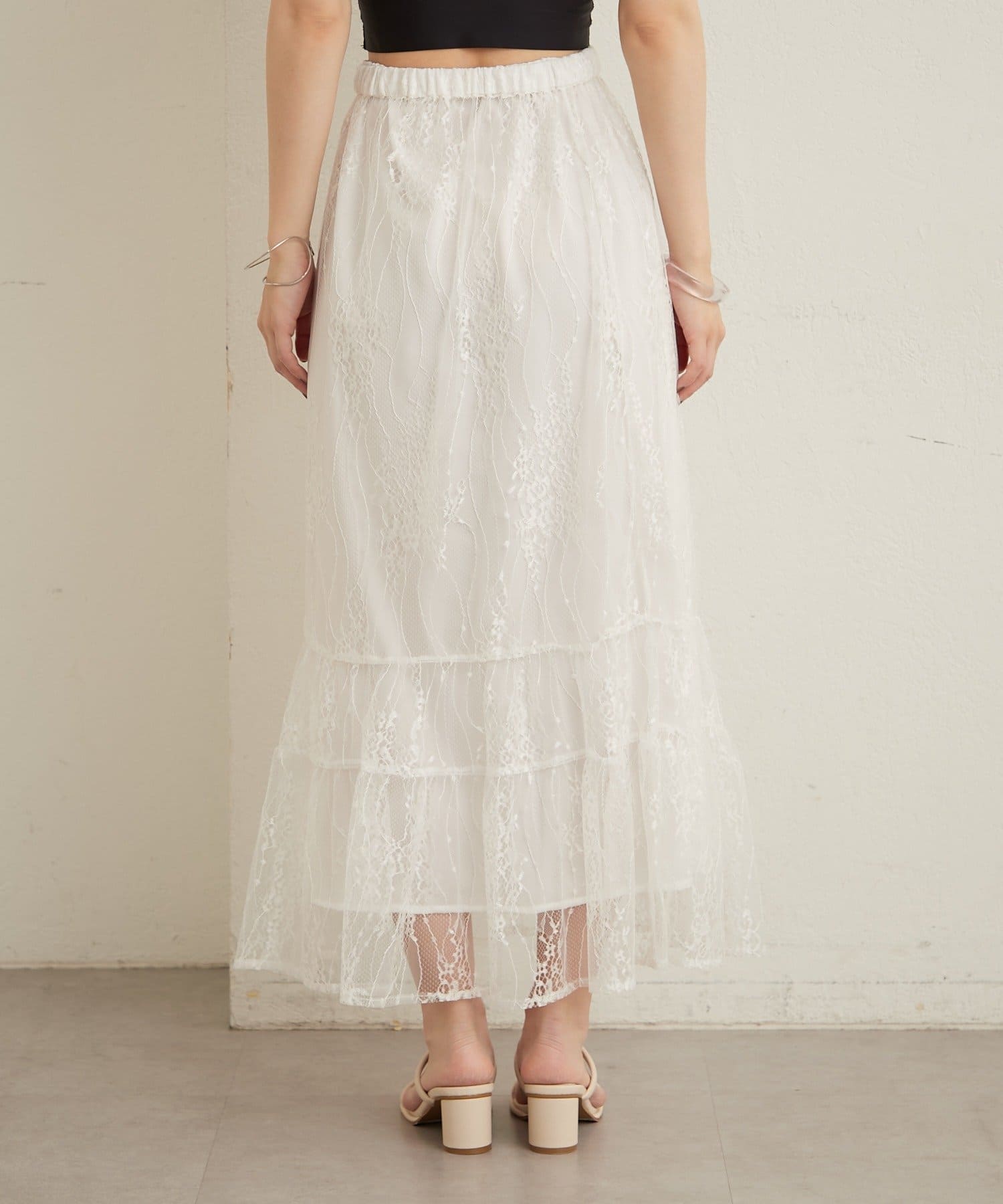 Omekashi(オメカシ) シアーレーススカート