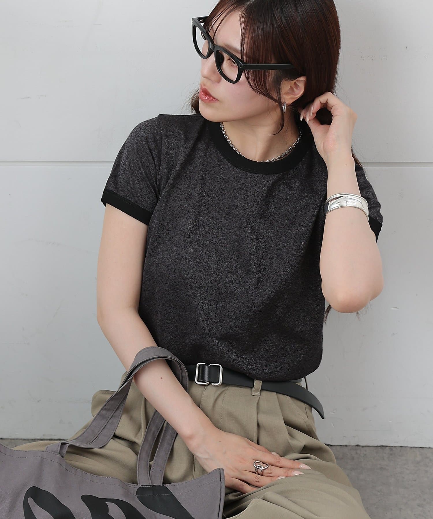 COLONY 2139(コロニー トゥーワンスリーナイン) ラメリンガーTシャツ